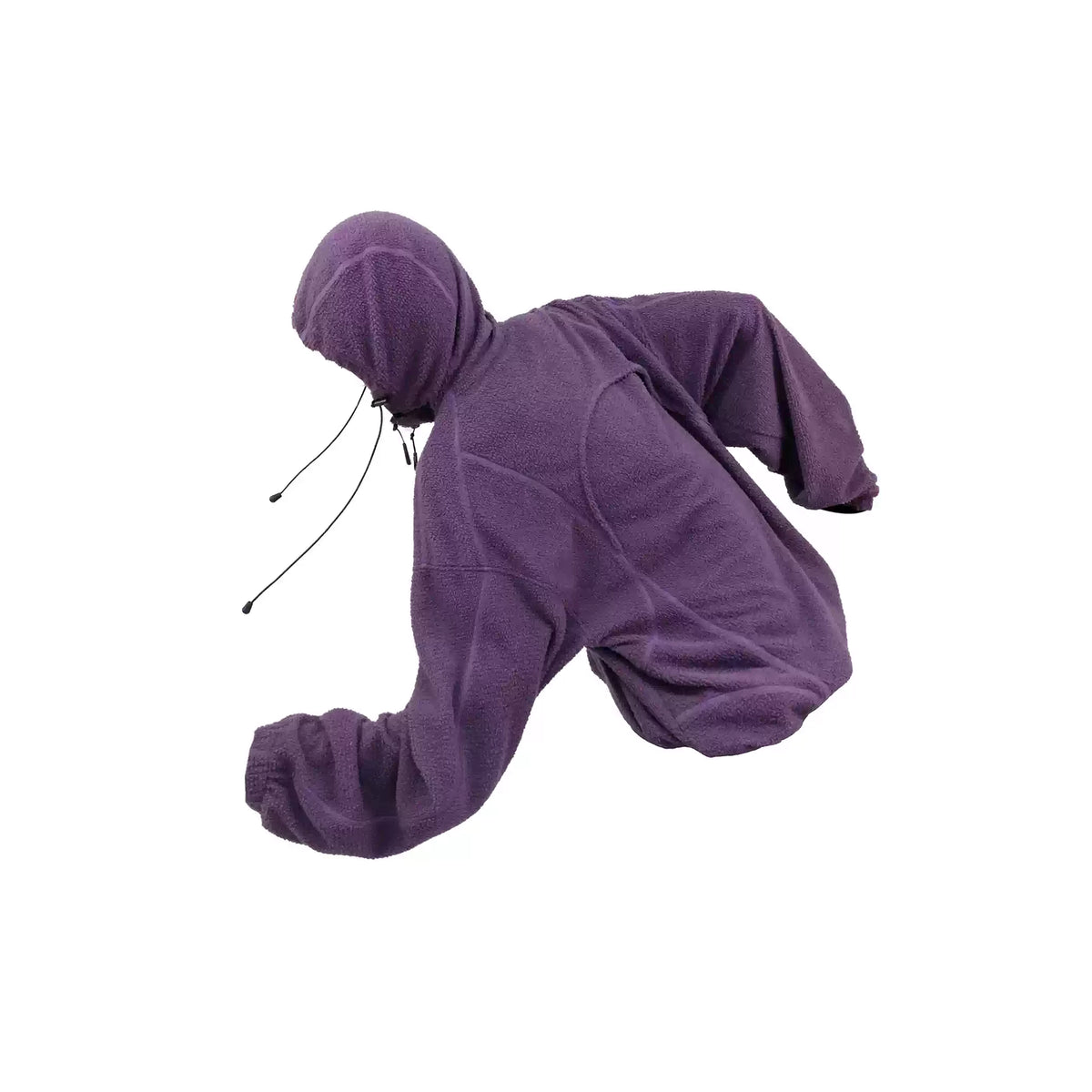 RELABEL Deconstructed Spliced Fleece-Lined Hooded Jacket, premium urban and streetwear designers apparel on PROJECTISR.com, RELABEL