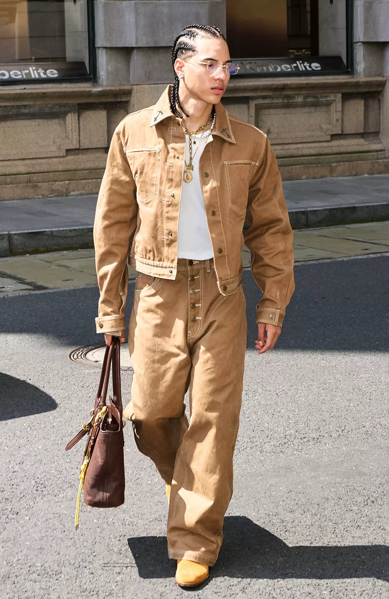 STEEPC Washed Canvas Utility Baggy Pants