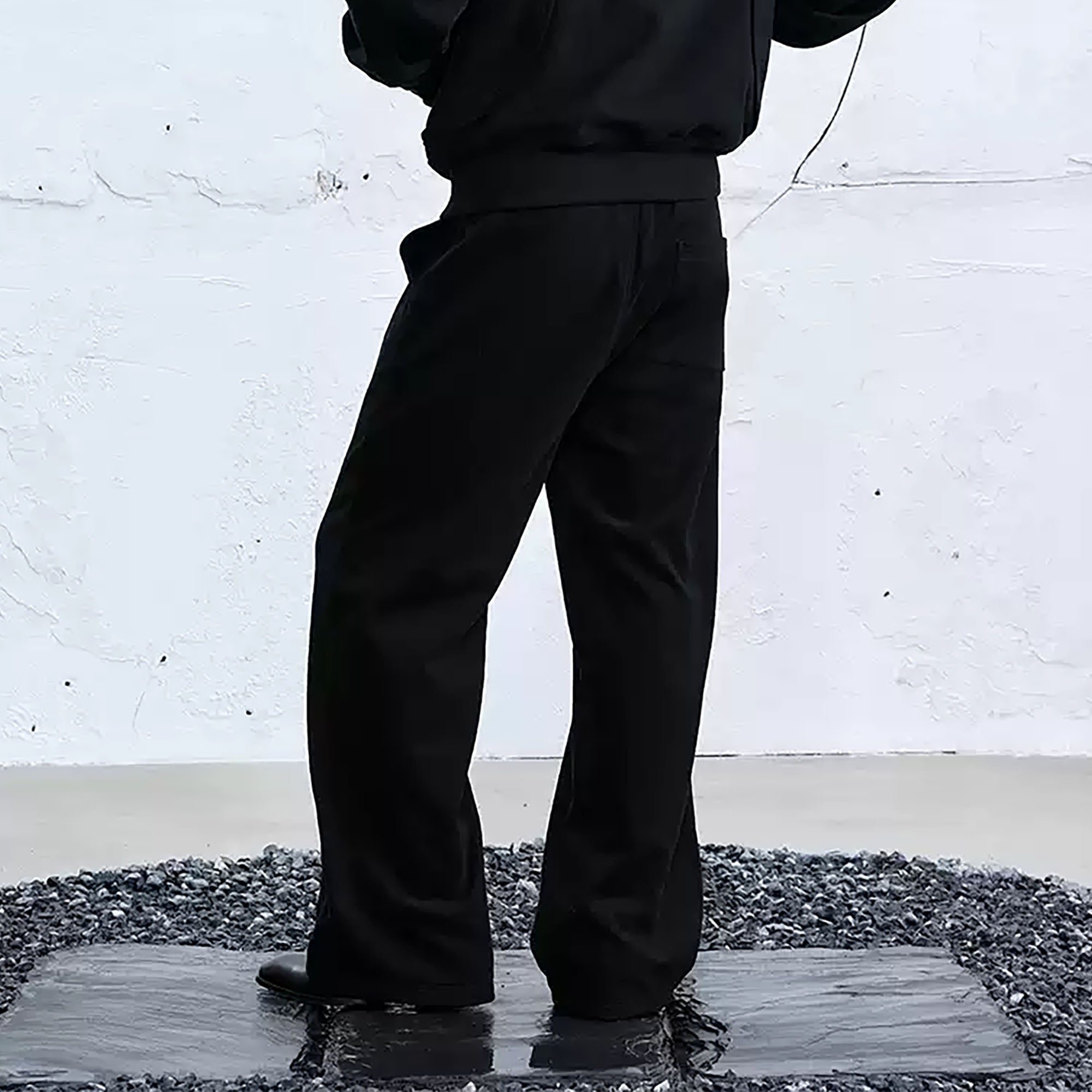 CATSSTAC Arc Spliced Seam Wide-Leg Sweatpants, premium urban and streetwear designers apparel on PROJECTISR.com, CATSSTAC