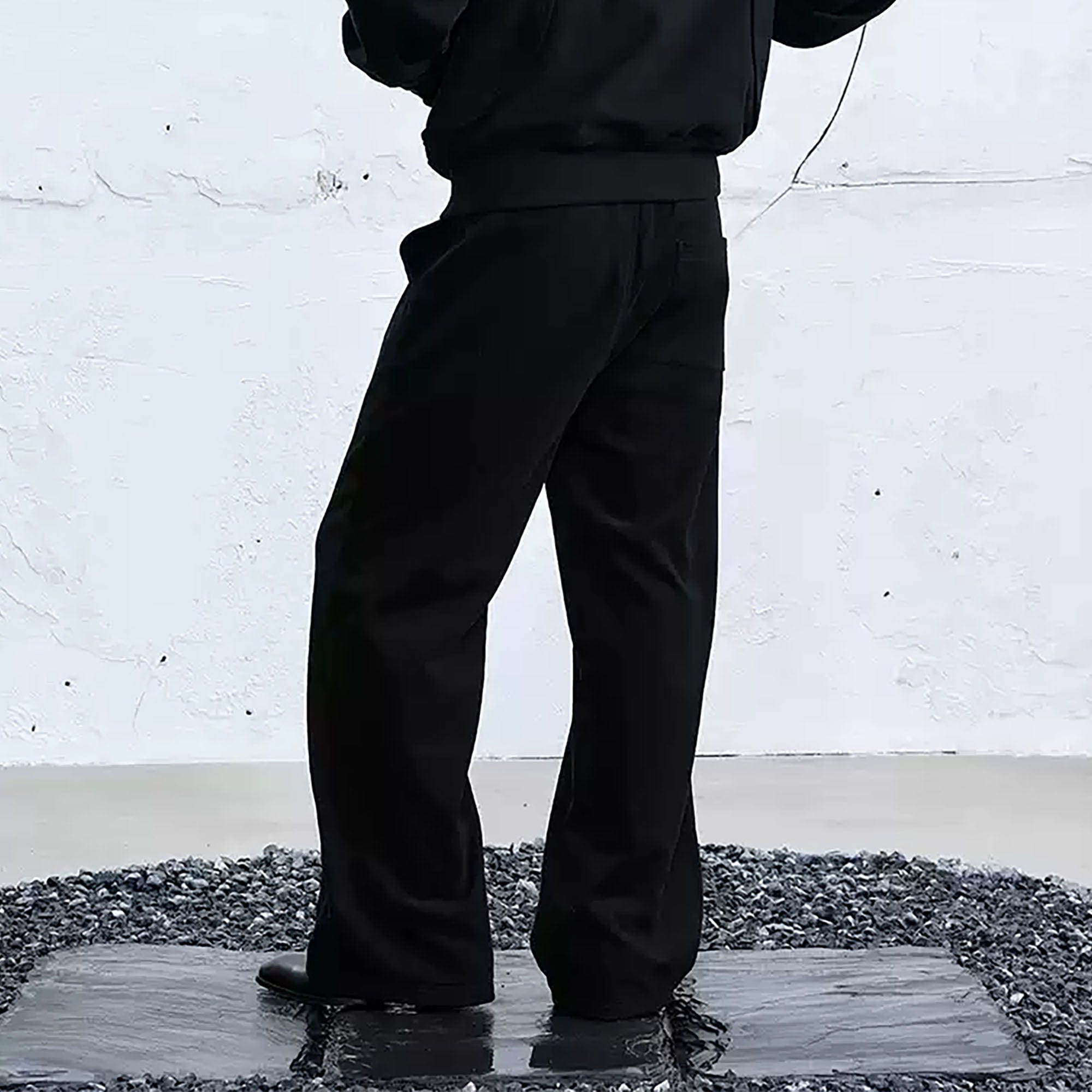 CATSSTAC Arc Spliced Seam Wide-Leg Sweatpants, premium urban and streetwear designers apparel on PROJECTISR.com, CATSSTAC