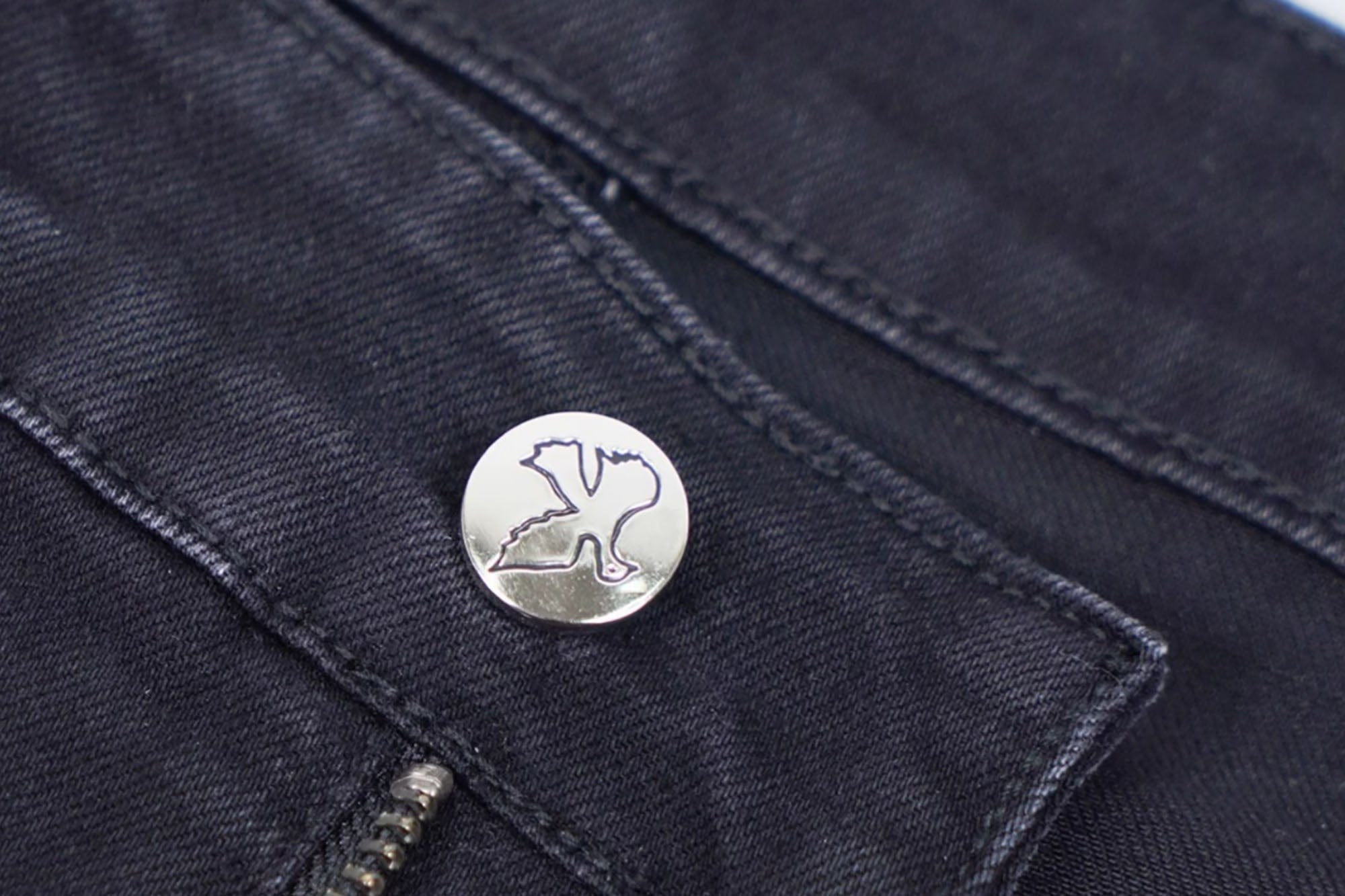 VINKID Infinite Cross Panel Embroidered Jeans, premium urban and streetwear designers apparel on PROJECTISR.com, VINKID
