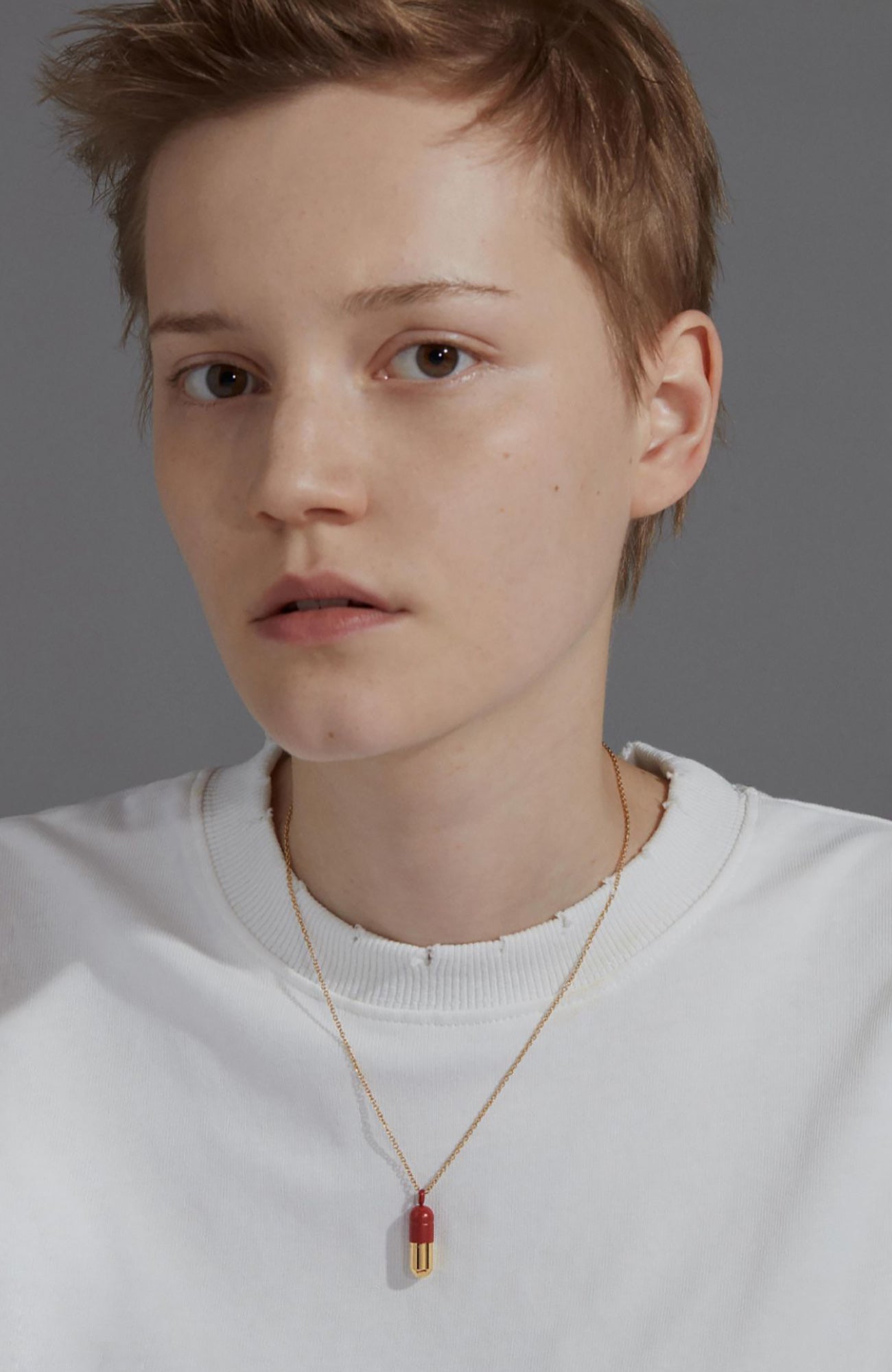 YURITAN Capsule Pendant Necklace
