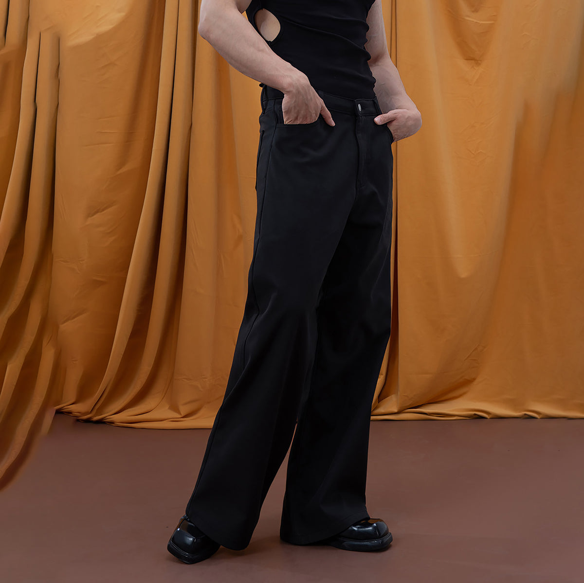 CLP Relaxed Wide-Leg Trousers, premium urban and streetwear designers apparel on PROJECTISR.com, CLP
