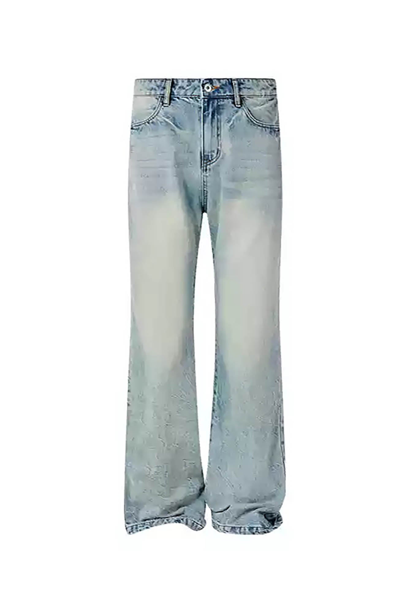 KREATE Classic Washed Straight-Leg Jeans, premium urban and streetwear designers apparel on PROJECTISR.com, KREATE