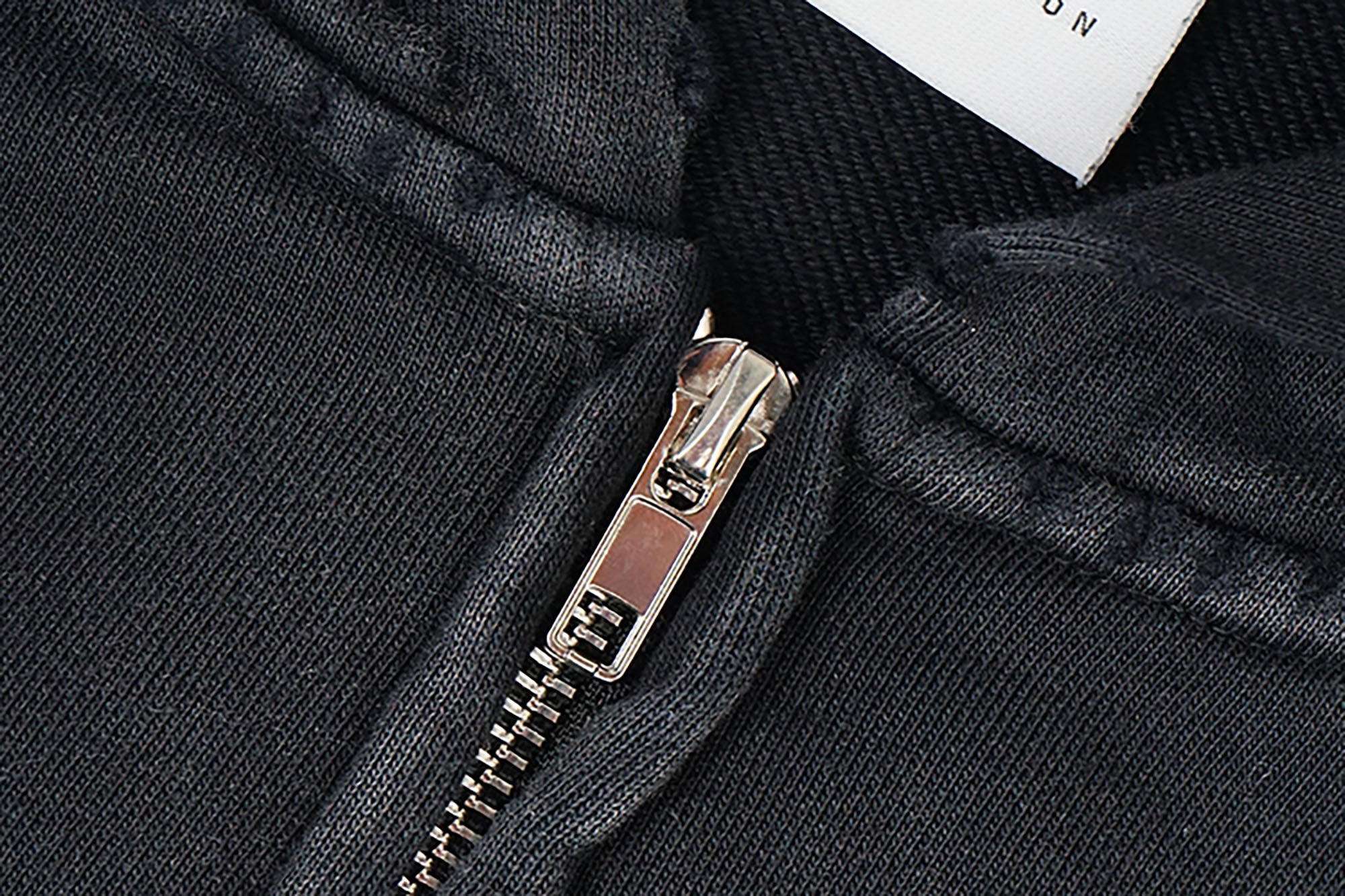 VINKID Distressed Worn Logo Zip Hooded Jacket, premium urban and streetwear designers apparel on PROJECTISR.com, VINKID