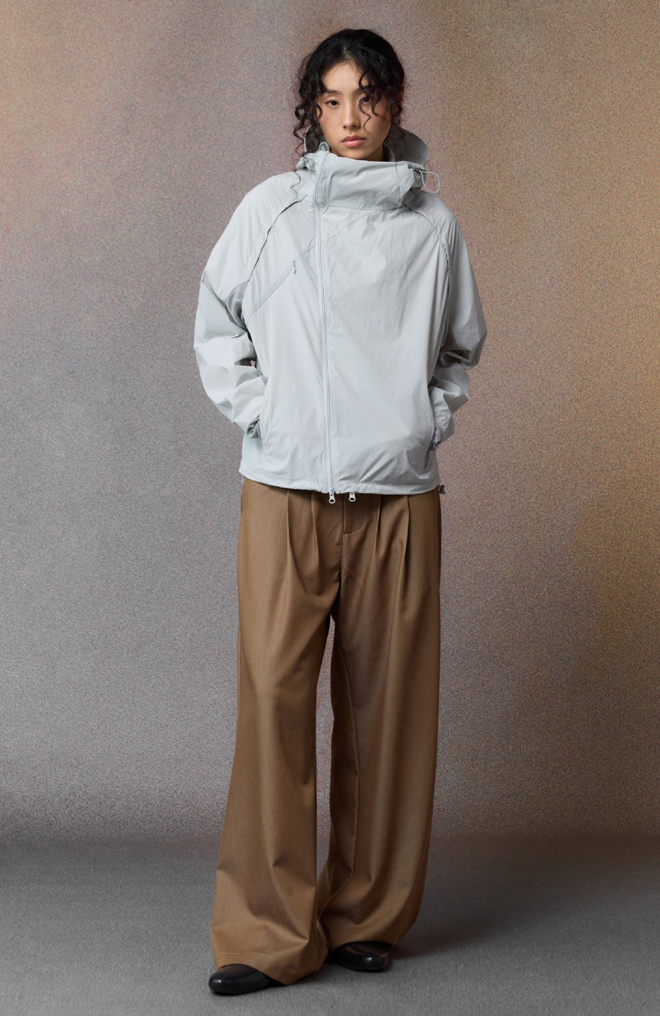 ALVNG AR ANTS Multi-Pleat Straight-Leg Trousers, premium urban and streetwear designers apparel on PROJECTISR.com, ALVNG AR ANTS