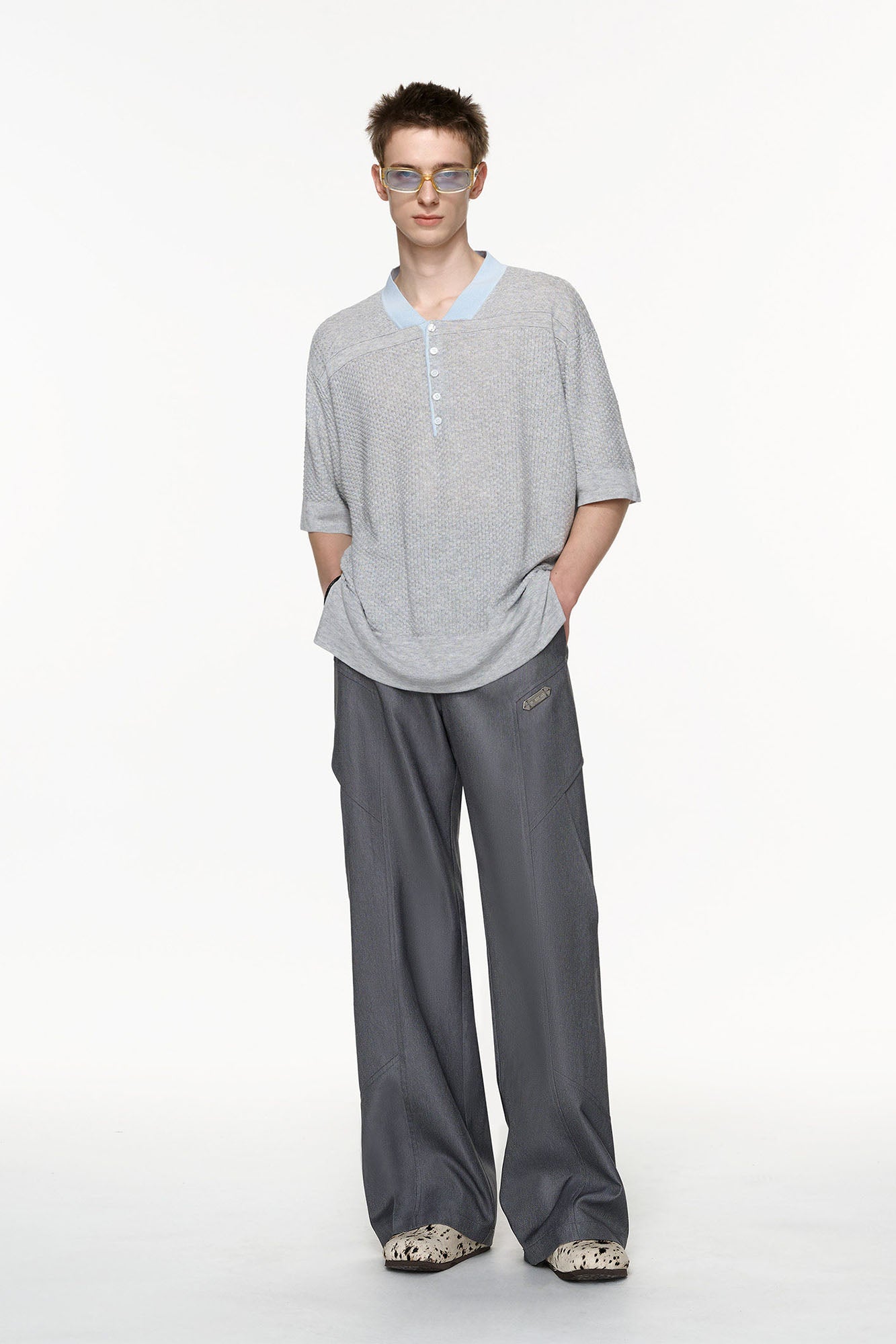 TIWILLTANG Essential Multi-Pocket Panel Straight-Leg Pants
