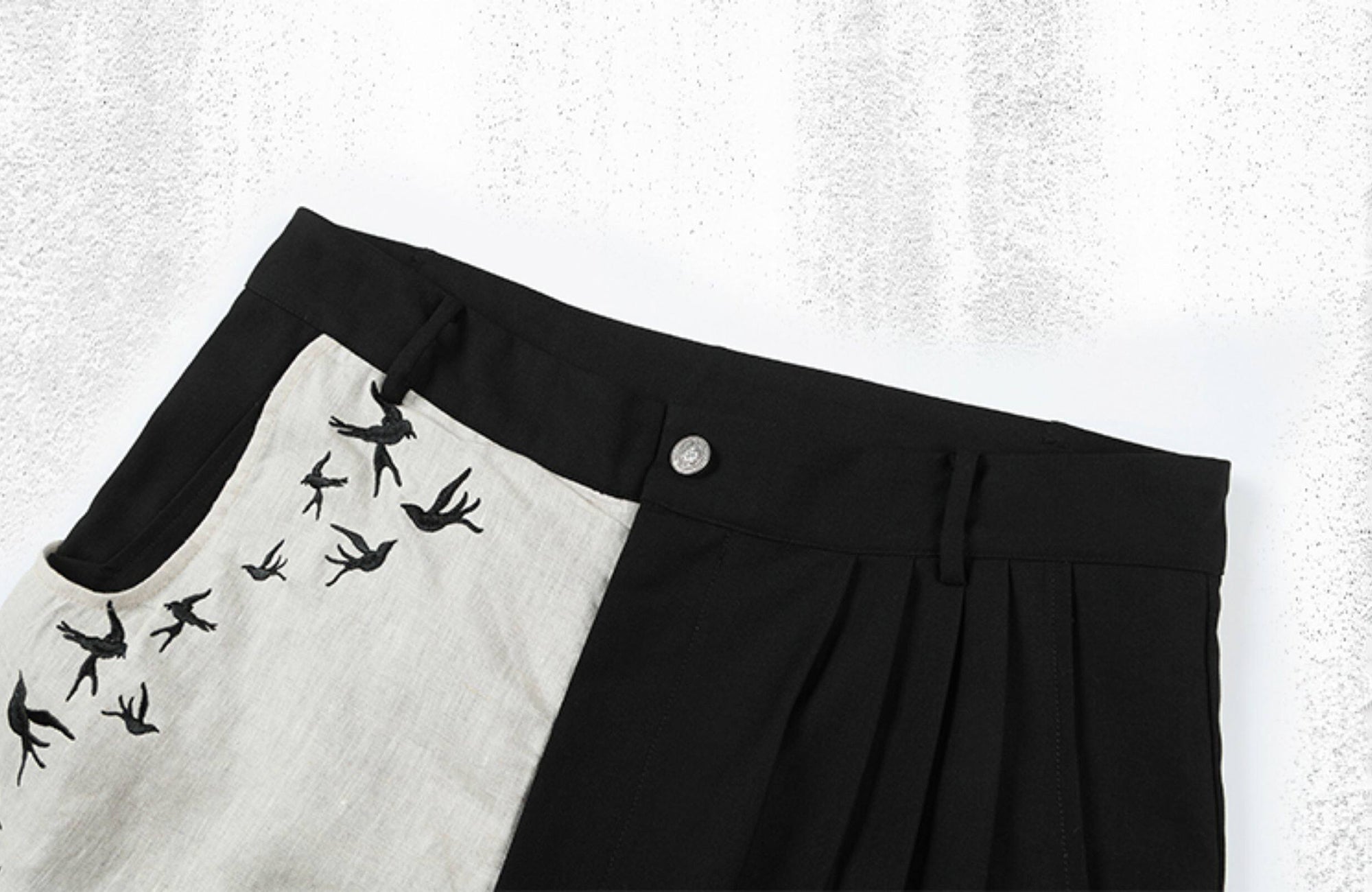 2000RSK Sailor Graphic Flared Wide-Leg Trousers