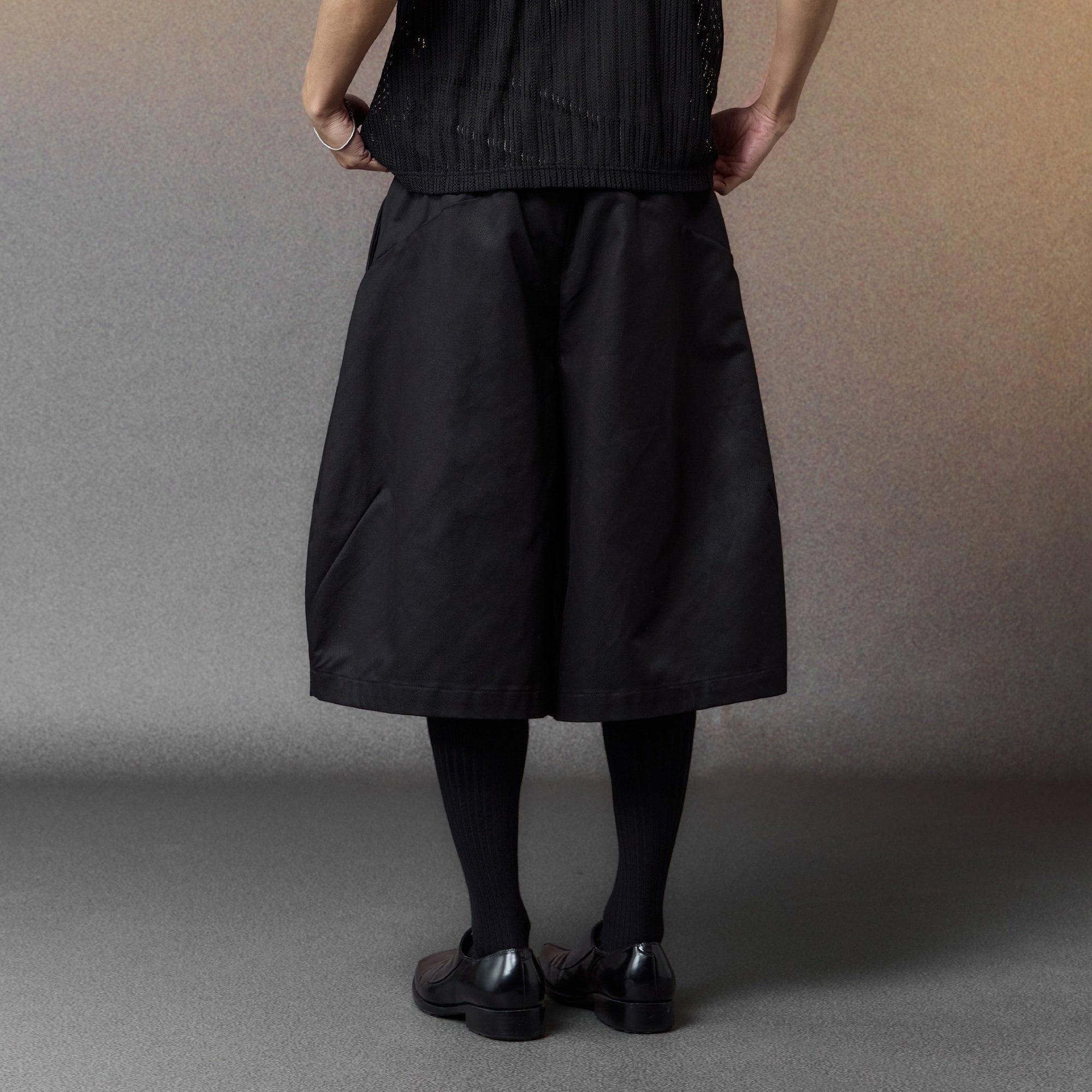 ALVNG AR ANTS Pleated Balloon Shorts, premium urban and streetwear designers apparel on PROJECTISR.com, ALVNG AR ANTS