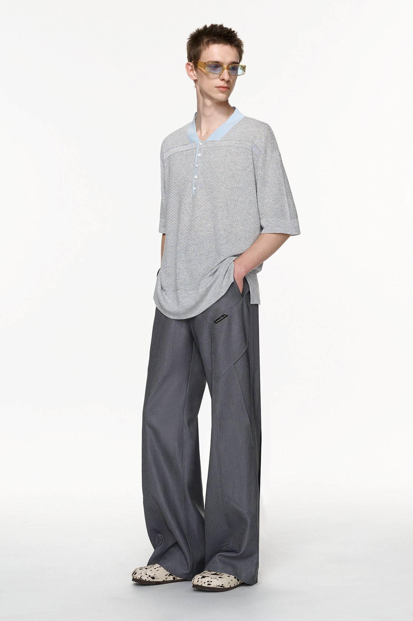 TIWILLTANG Essential Multi-Pocket Panel Straight-Leg Pants