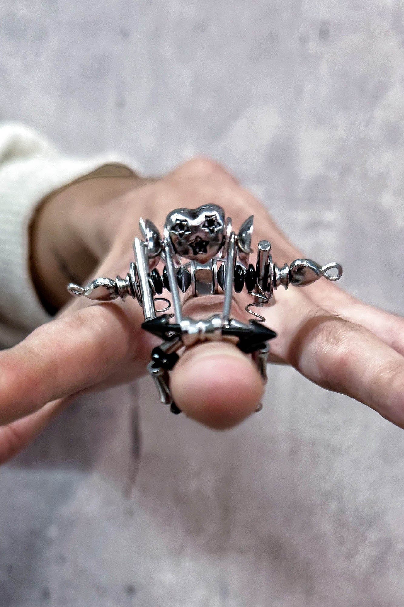 ILLUSORY Danger Signal Ring, premium urban and streetwear designers apparel on PROJECTISR.com, ILLUSORY