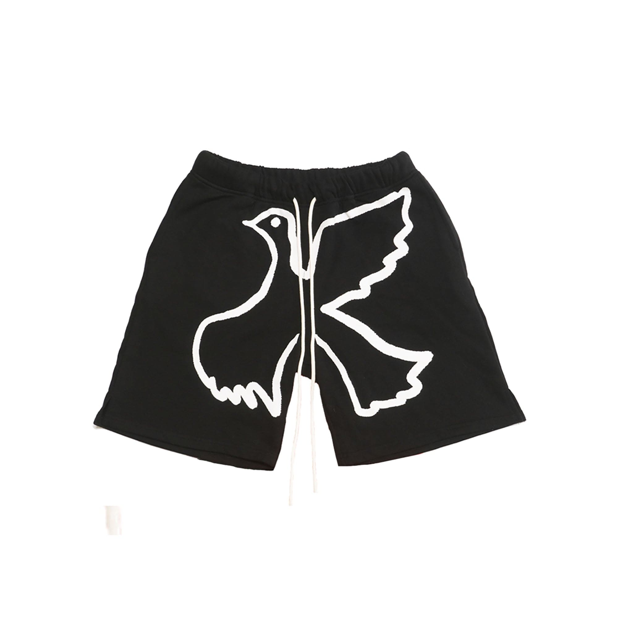 VINKID Dove Graphic Drawstring Sweat Shorts, premium urban and streetwear designers apparel on PROJECTISR.com, VINKID