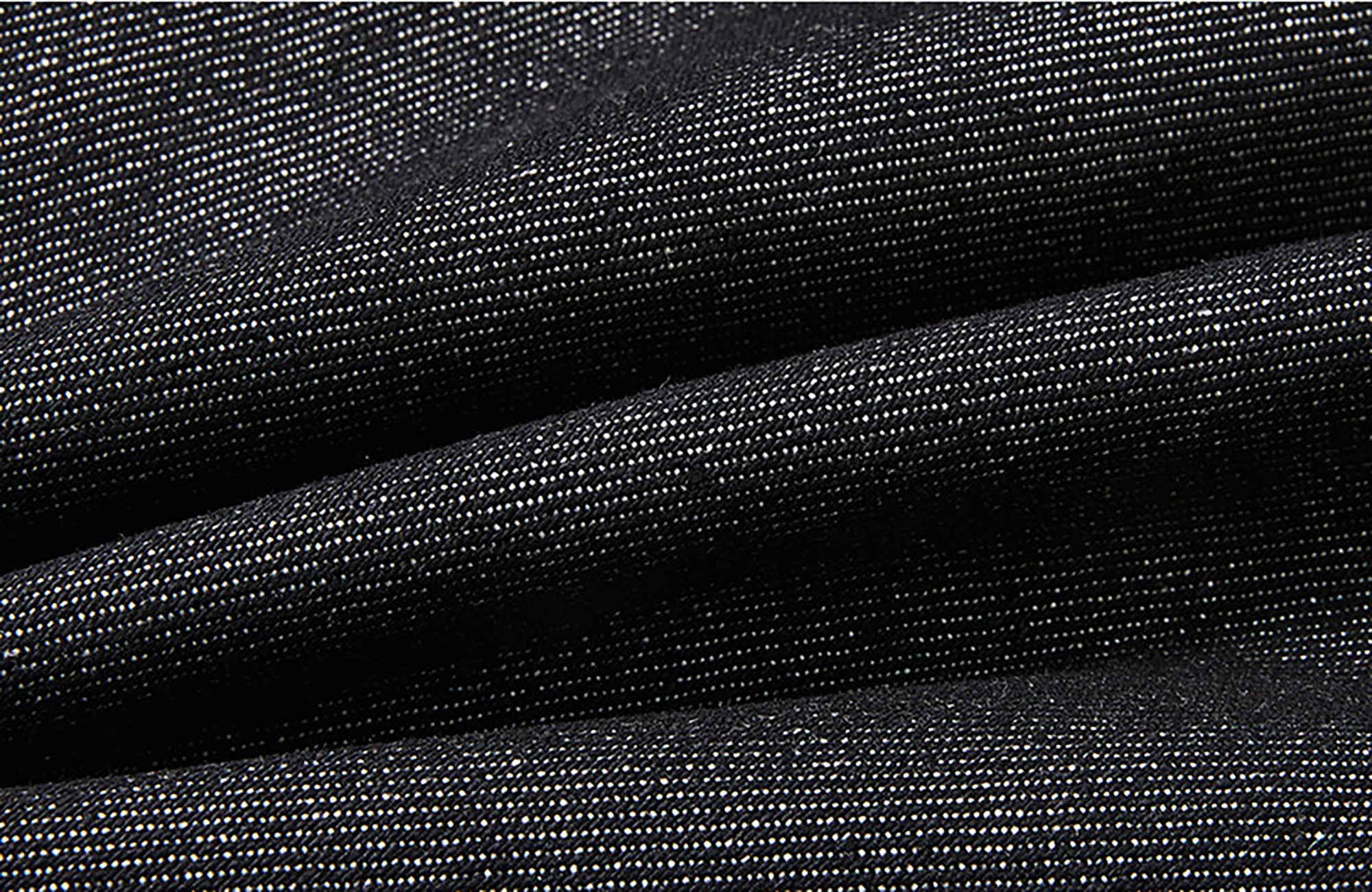 KREATE Double-Waistband Raw Denim Straight-Leg Jeans