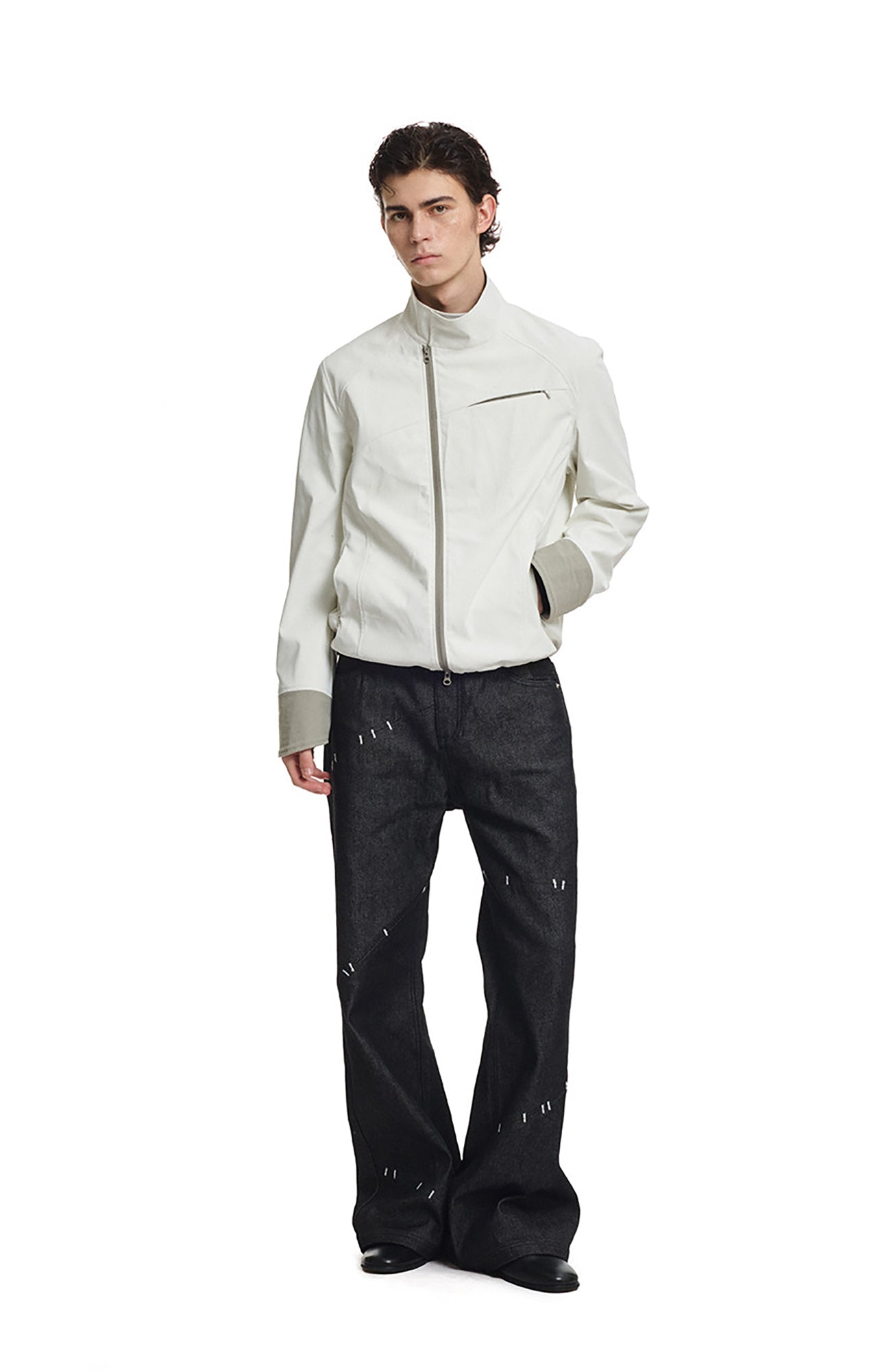 KREATE Asymmetric Zip-Up Utility Jacket