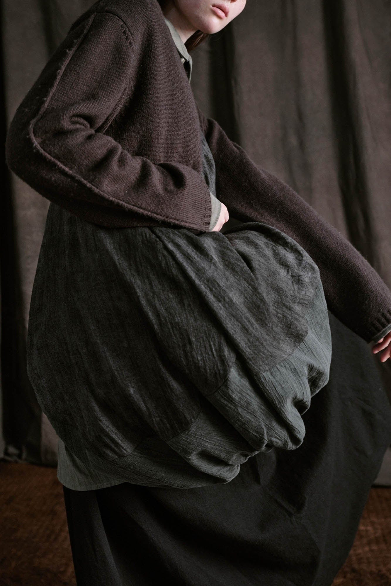 ILNya Nieternite Nifutur Draped Crescent Oversized Tote, premium urban and streetwear designers apparel on PROJECTISR.com, ILNya Nieternite Nifutur