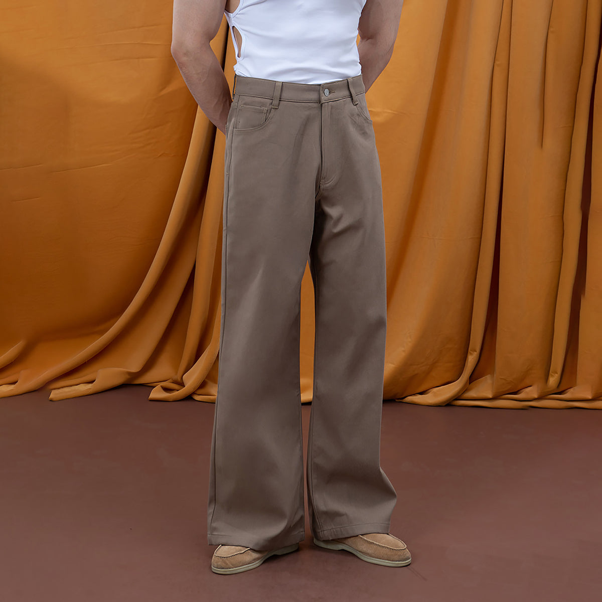 CLP Relaxed Wide-Leg Trousers, premium urban and streetwear designers apparel on PROJECTISR.com, CLP