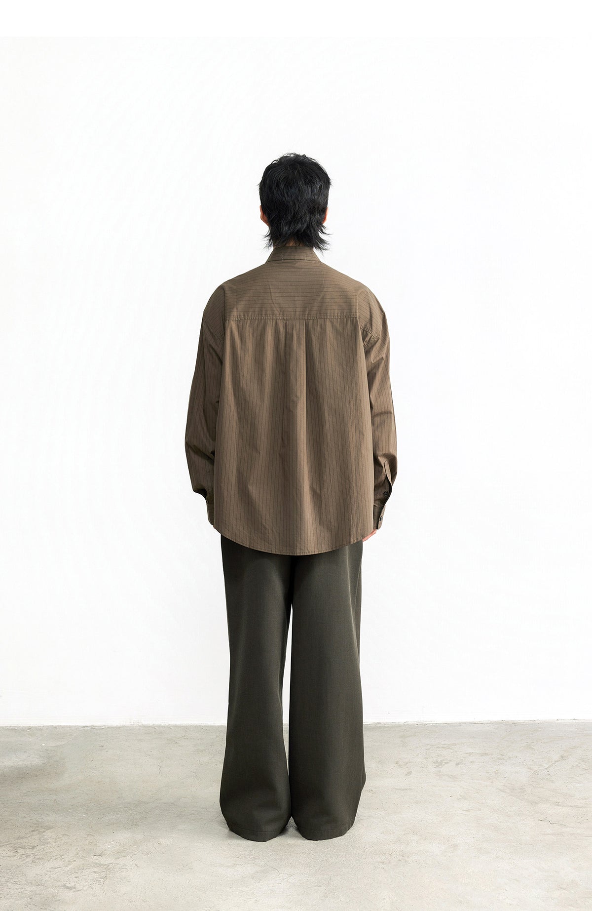 SAMMOKONPA Retro Double-Pleat Wide-Leg Trousers