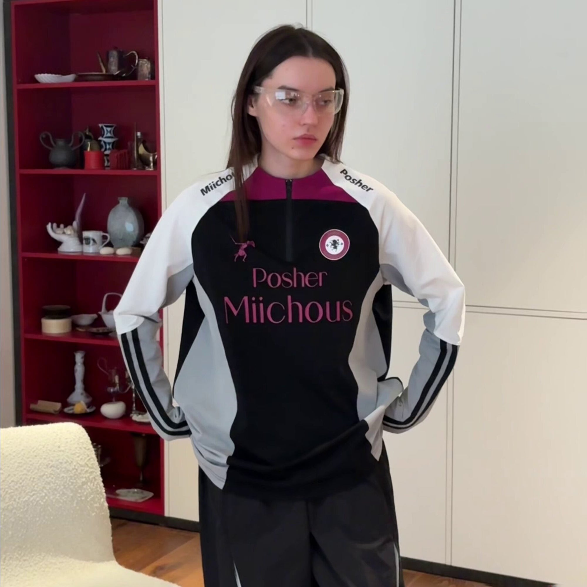 MIICHOUS Retro Striped Quick-Dry Long-Sleeve Tee, premium urban and streetwear designers apparel on PROJECTISR.com, MIICHOUS