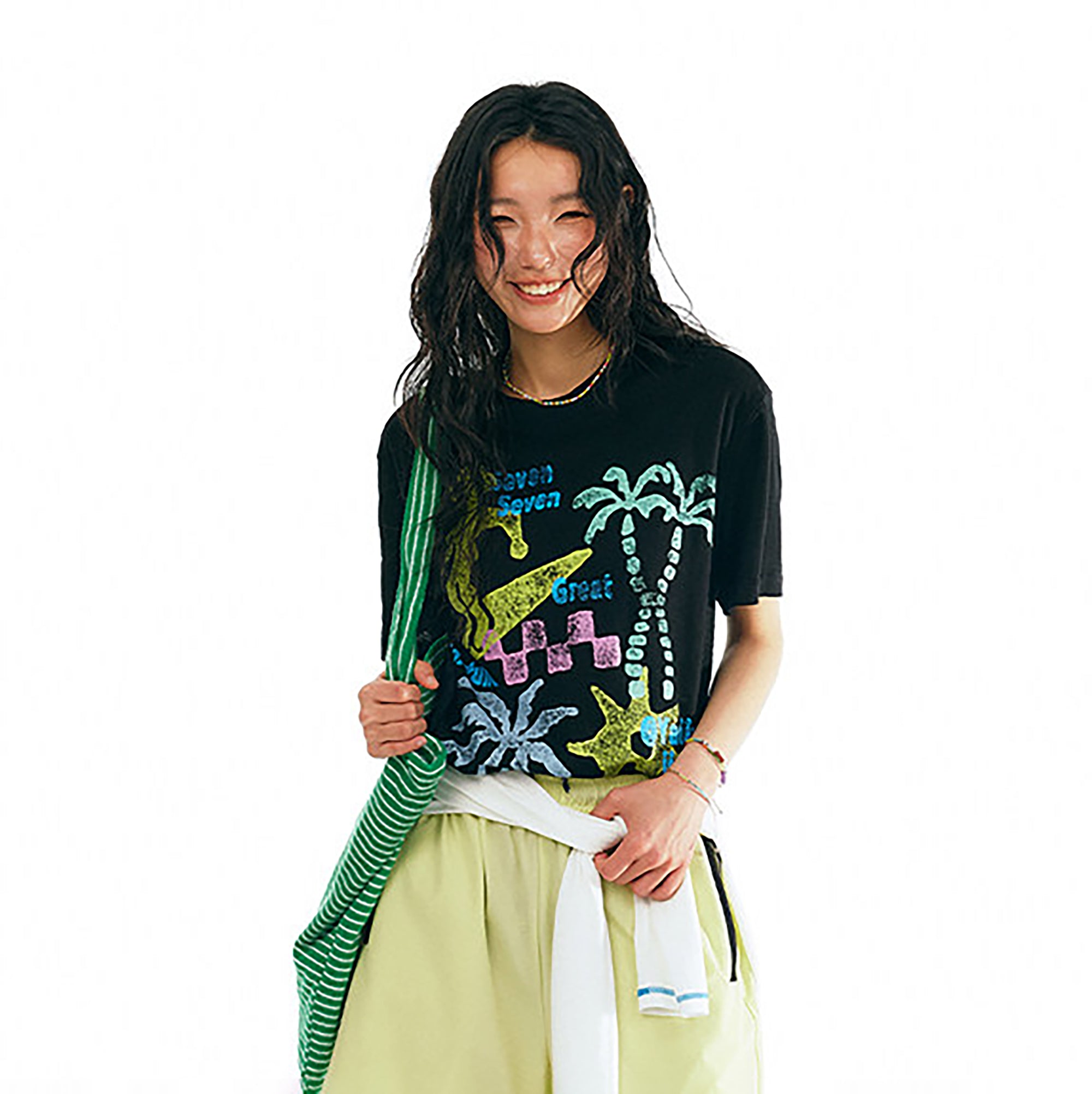 1997 POSTOFFICE Tropical Graphic T-Shirt, premium urban and streetwear designers apparel on PROJECTISR.com, 1997 POSTOFFICE