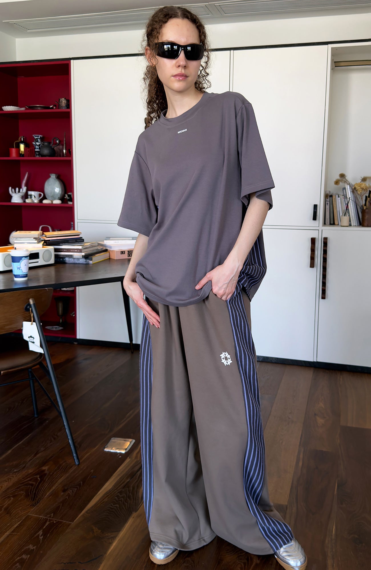 MIICHOUS Contrast Stripes Panel Pants, premium urban and streetwear designers apparel on PROJECTISR.com, MIICHOUS