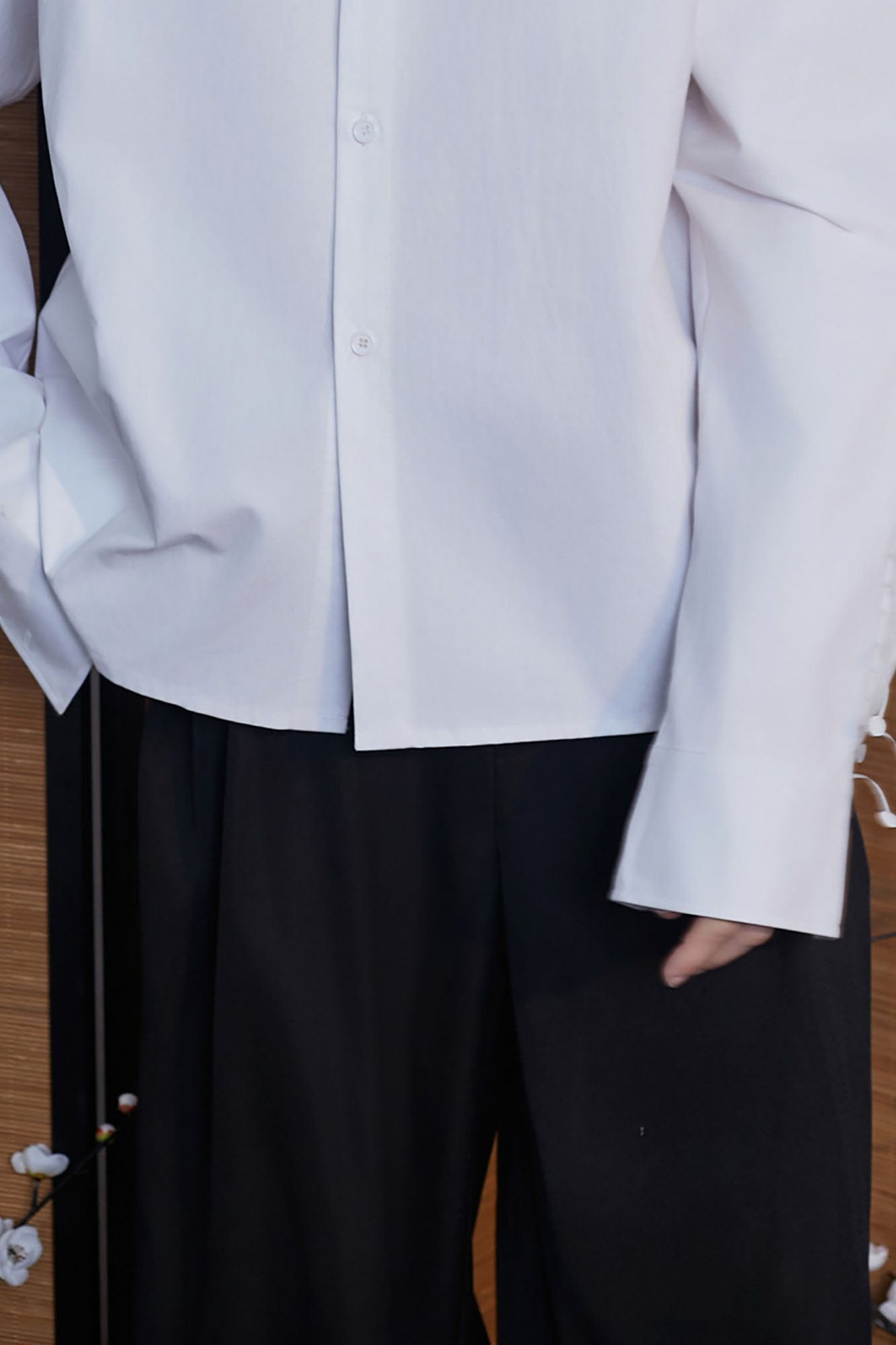JIECHI Spiked Embellished Oversized Shirt, premium urban and streetwear designers apparel on PROJECTISR.com, JIECHI