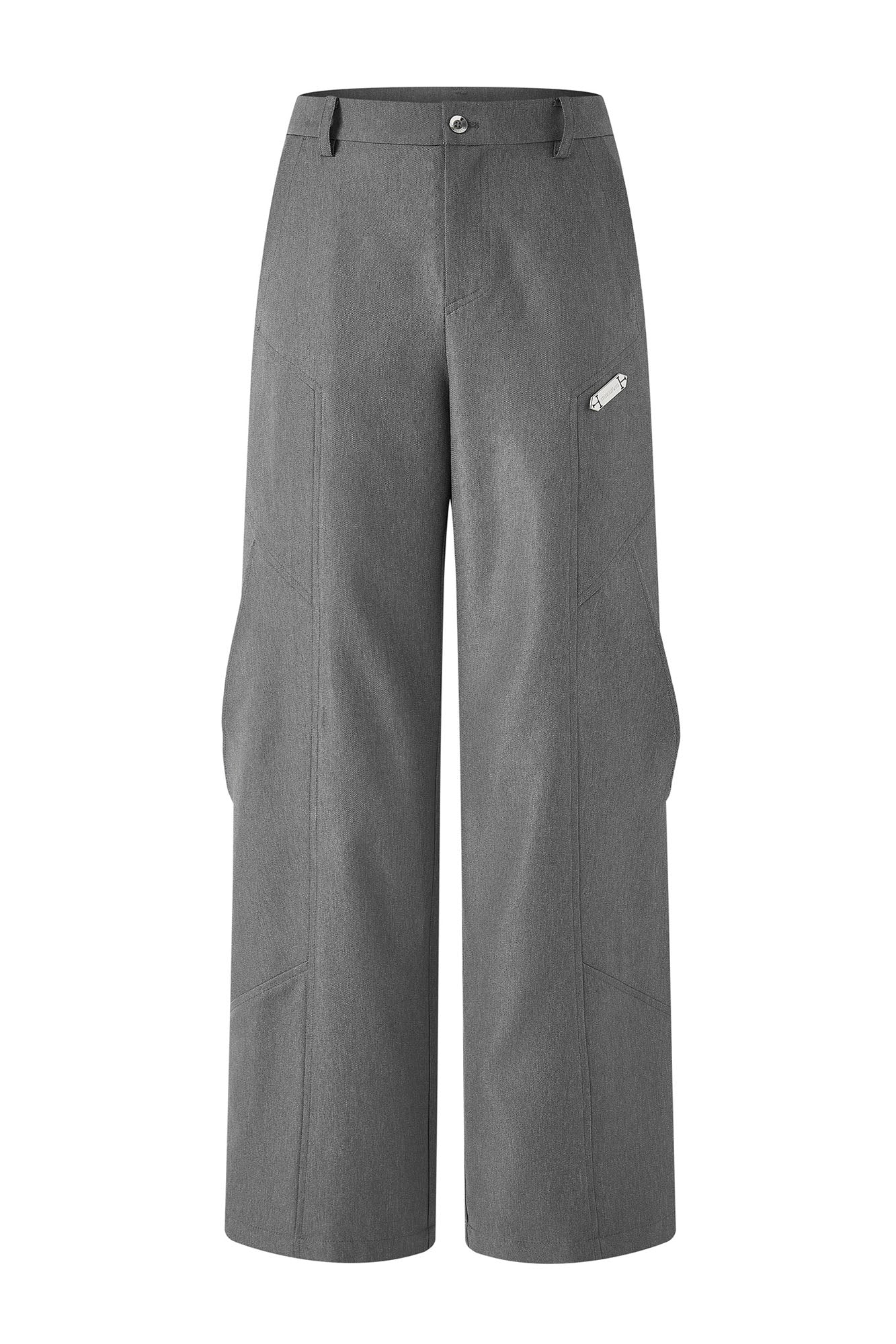 TIWILLTANG Essential Multi-Pocket Panel Straight-Leg Pants