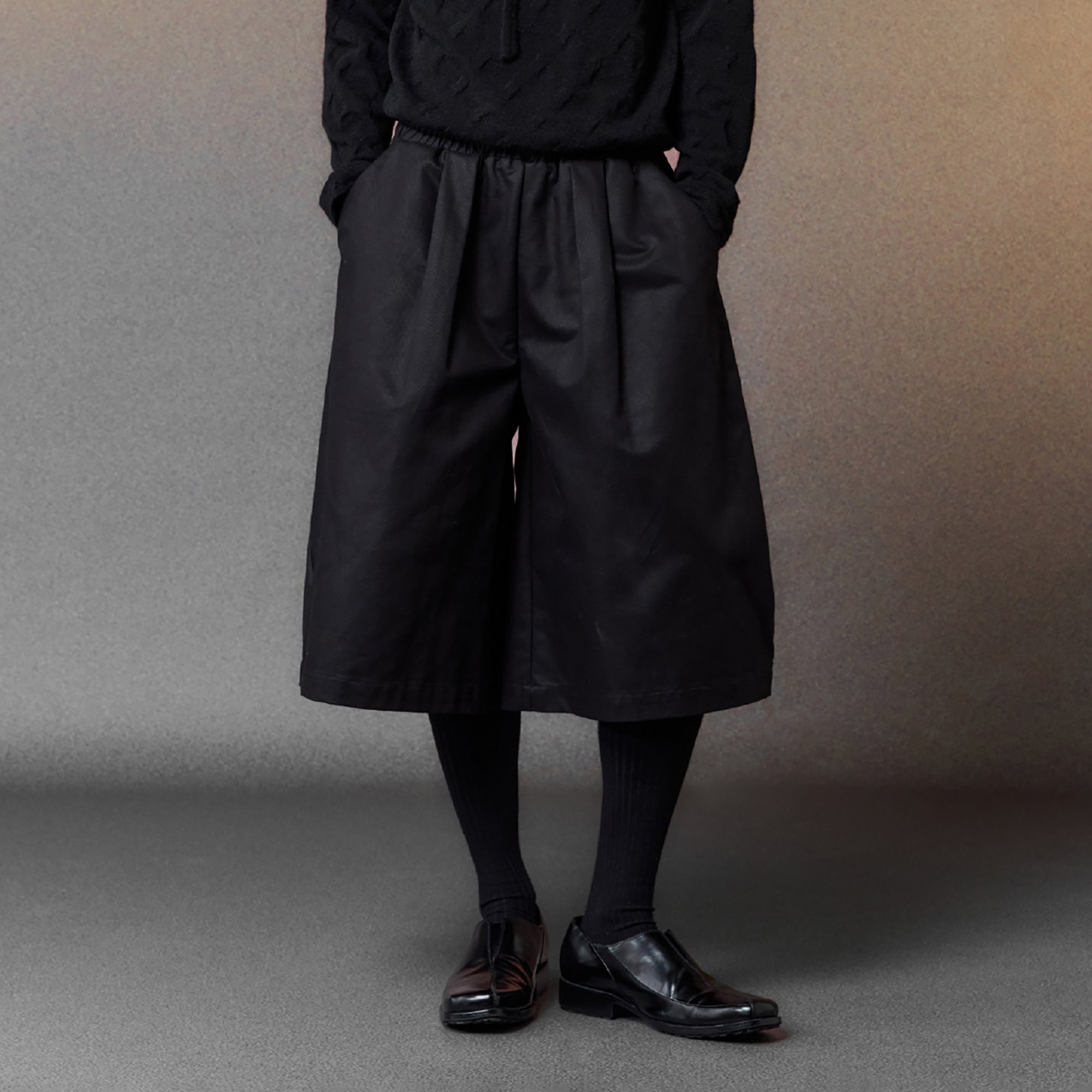 ALVNG AR ANTS Pleated Balloon Shorts, premium urban and streetwear designers apparel on PROJECTISR.com, ALVNG AR ANTS