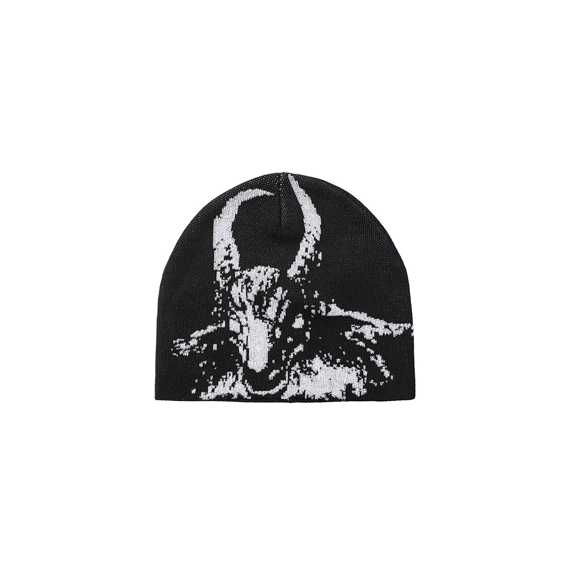 REGEN ZONE Goat Jacquard Slim Knit Beanie