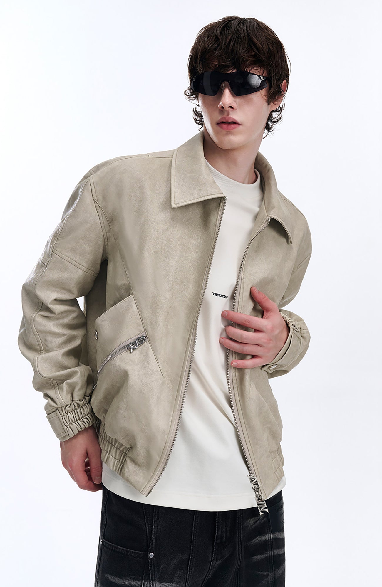 TIWILLTANG Essential Paneled Dual-Zip Jacket