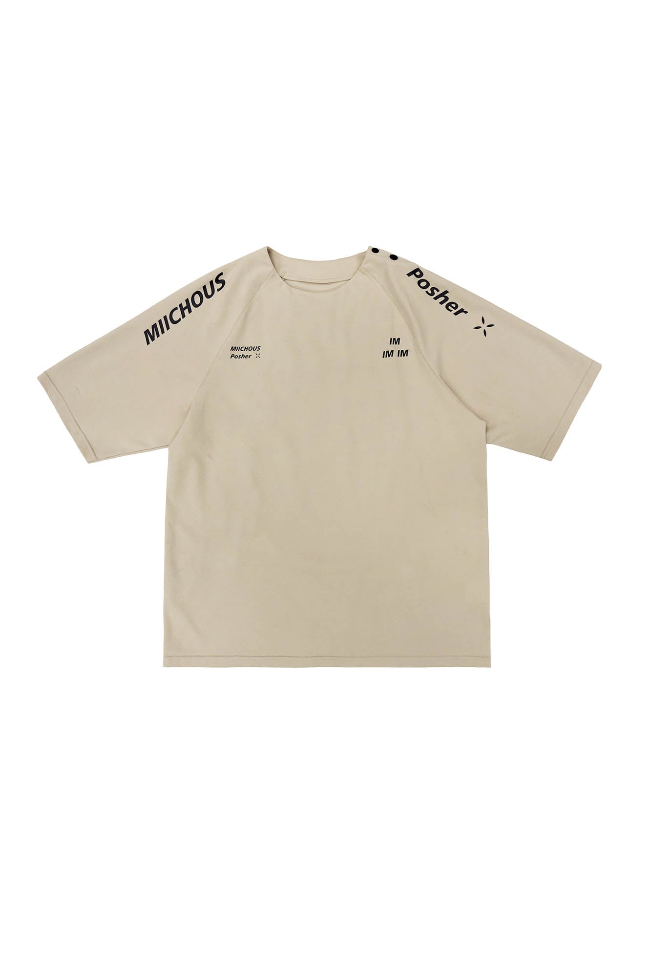 MIICHOUS Geometric Arrow Graphic Raglan T-Shirt