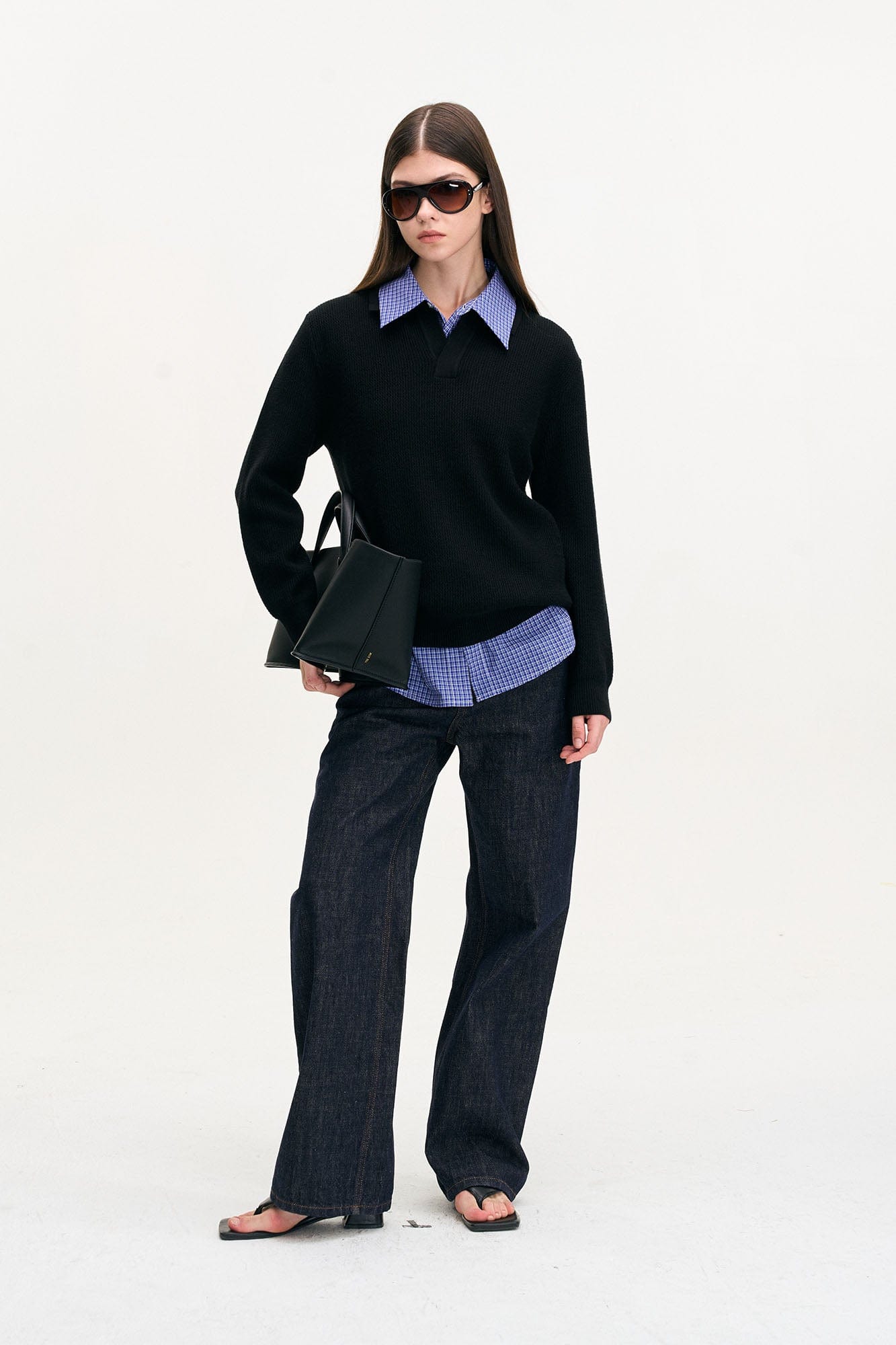 LEONSENSE Classical Straight-Leg Raw Jeans, premium urban and streetwear designers apparel on PROJECTISR.com, LEONSENSE