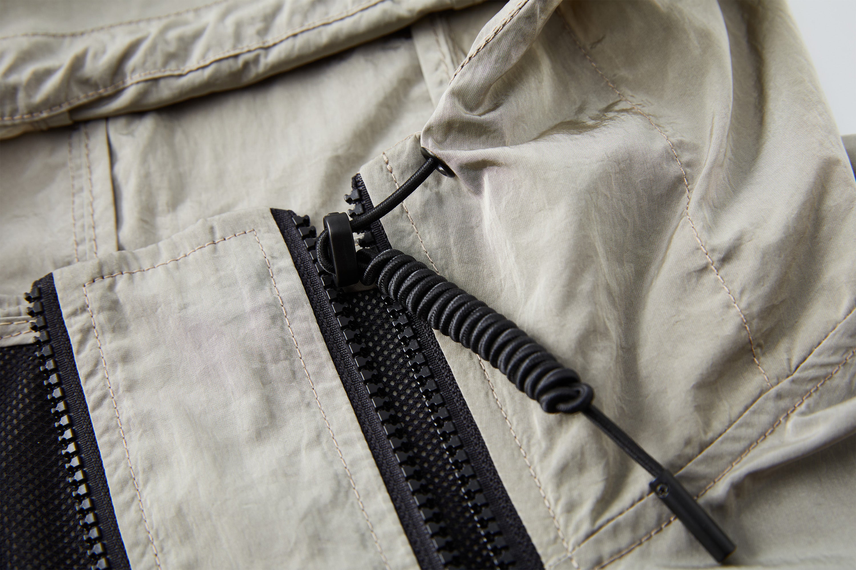 ORGANIC EMOTION Packable Utility UV Protection Hooded Windbreaker, premium urban and streetwear designers apparel on PROJECTISR.com, ORGANIC EMOTION