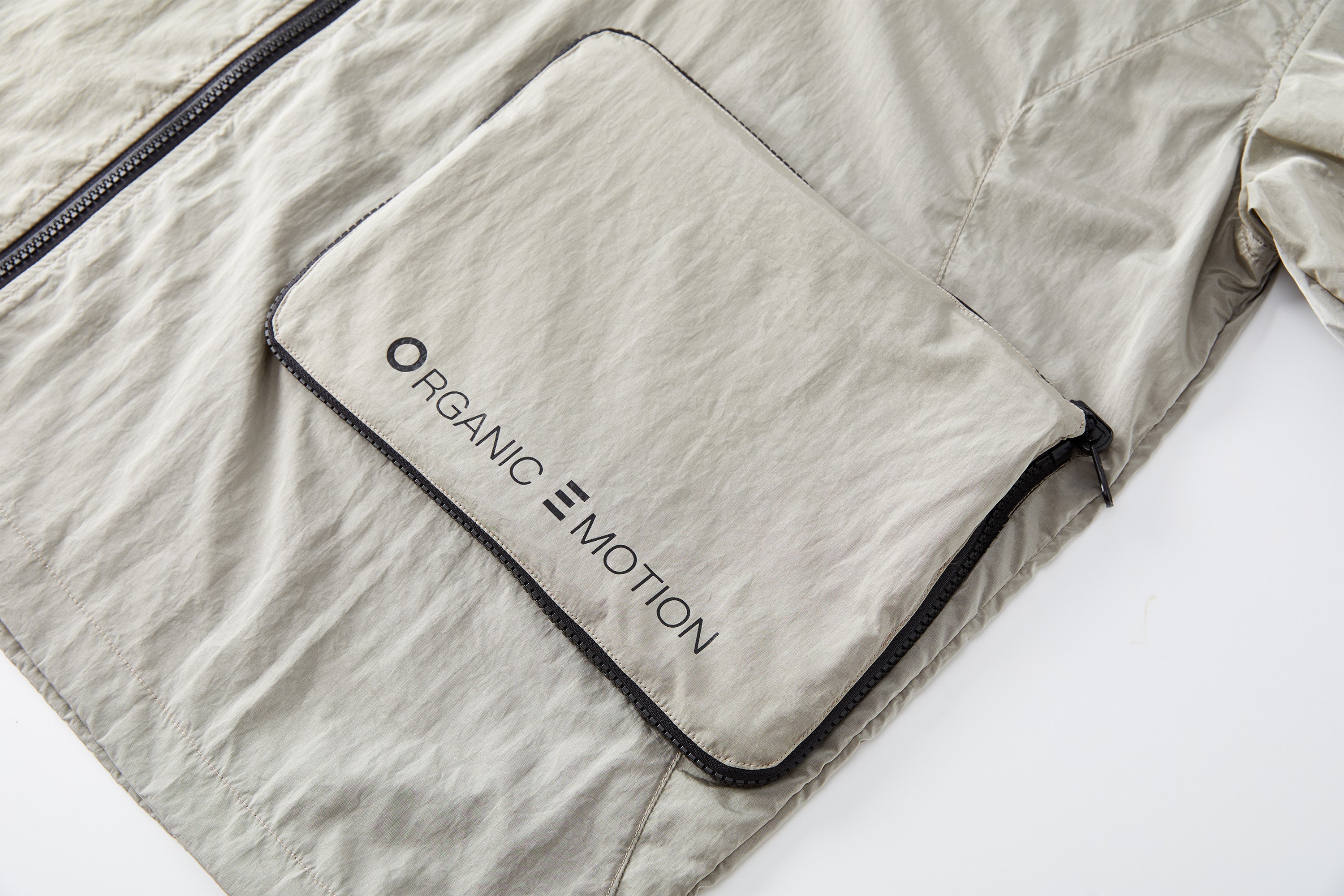 ORGANIC EMOTION Packable Utility UV Protection Hooded Windbreaker, premium urban and streetwear designers apparel on PROJECTISR.com, ORGANIC EMOTION