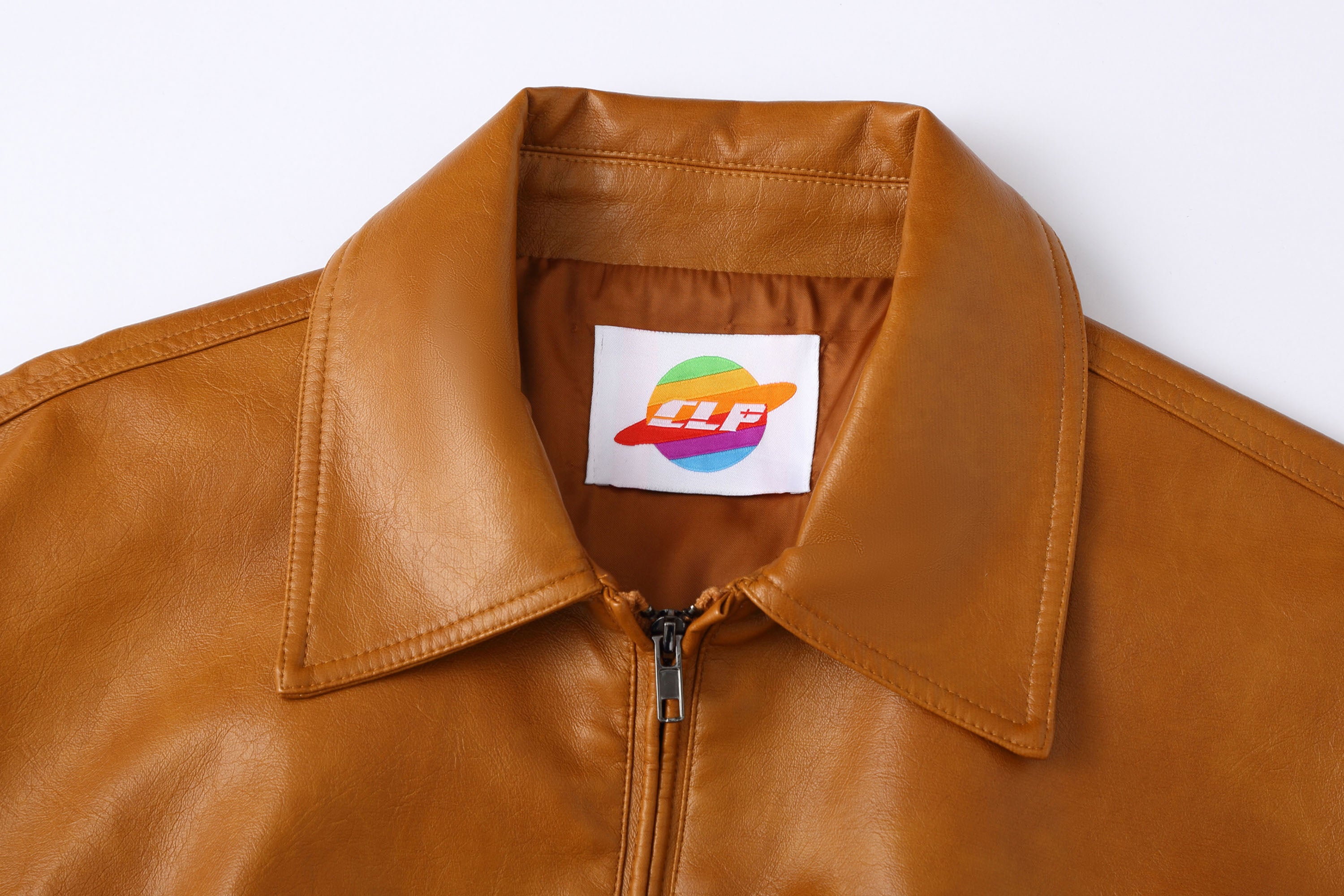 CLP Faux Leather Oversized Blouson