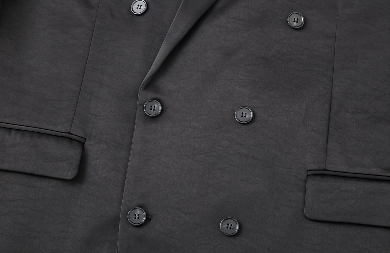 CLP Satin Padded Drape Coat, premium urban and streetwear designers apparel on PROJECTISR.com, CLP