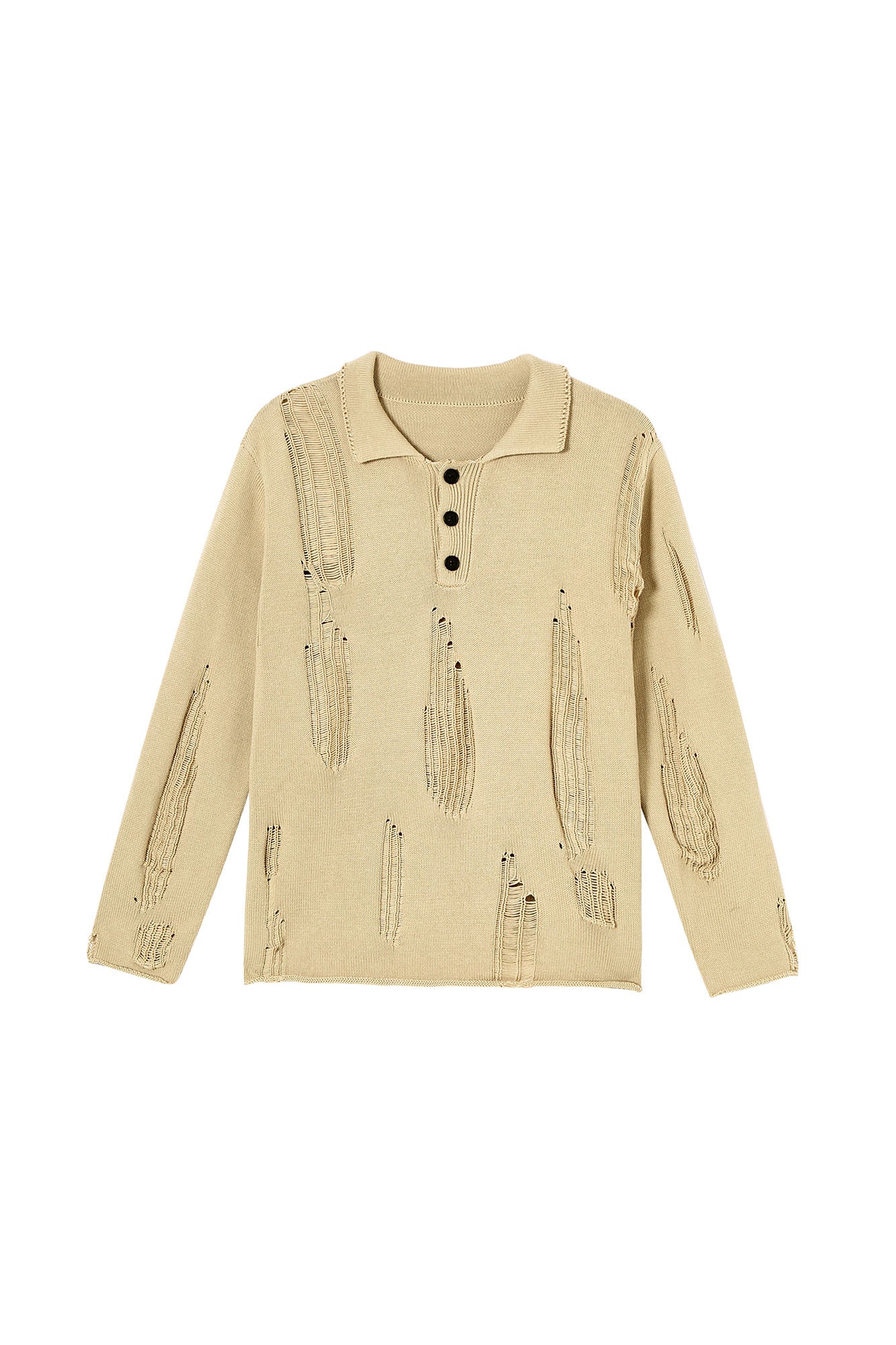 CLP Distressed Polo Sweater