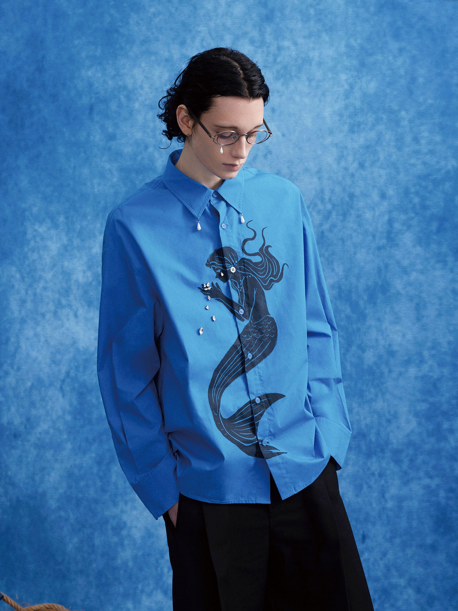 OIPWORD Diamond-Drop Siren Shirt