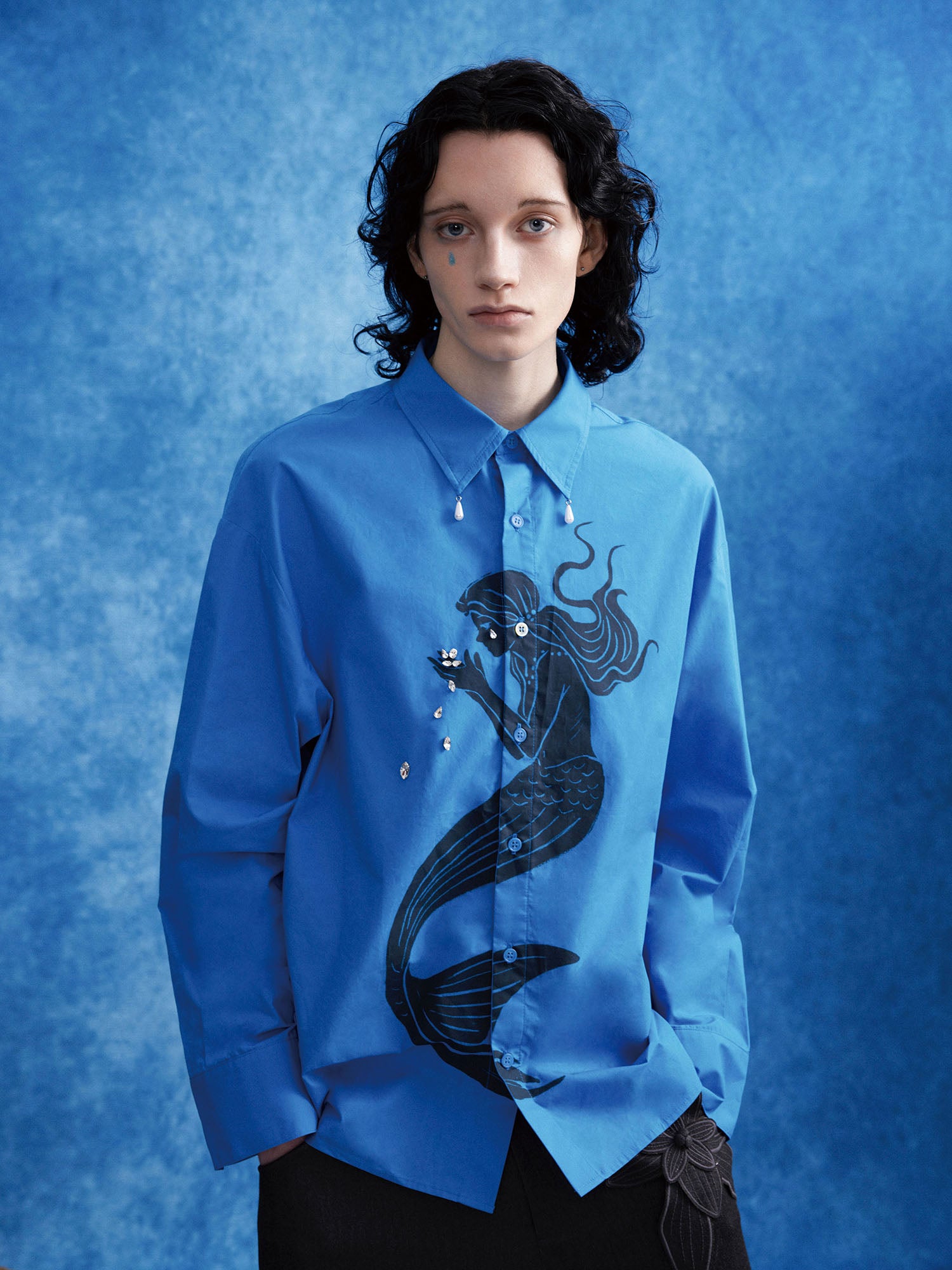 OIPWORD Diamond-Drop Siren Shirt