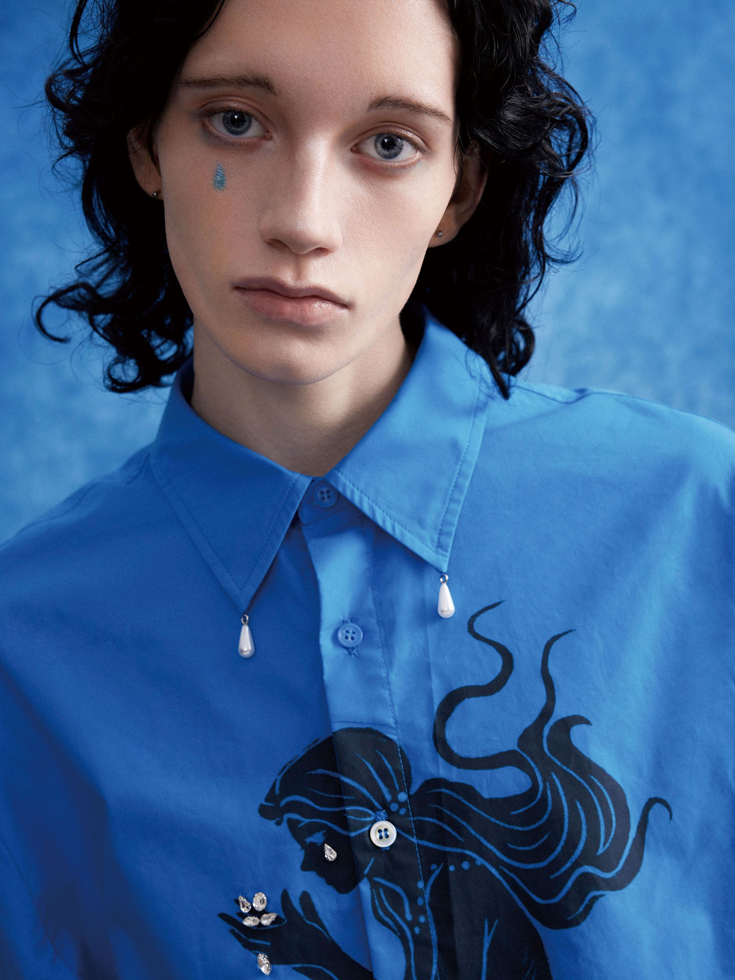 OIPWORD Diamond-Drop Siren Shirt