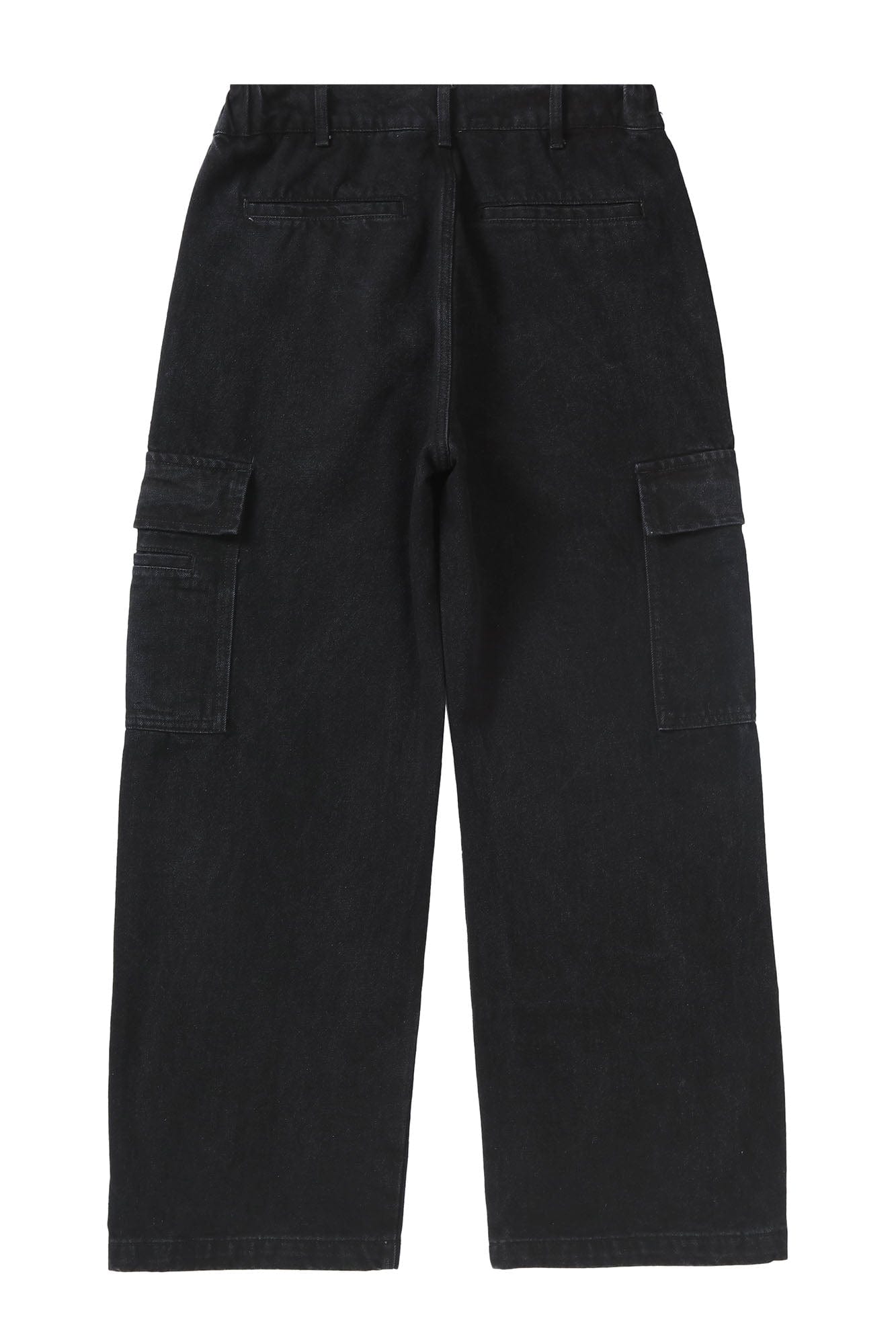 MAKEMORE Gradient Washed Wide-Leg Cargo Jeans, premium urban and streetwear designers apparel on PROJECTISR.com, MAKEMORE