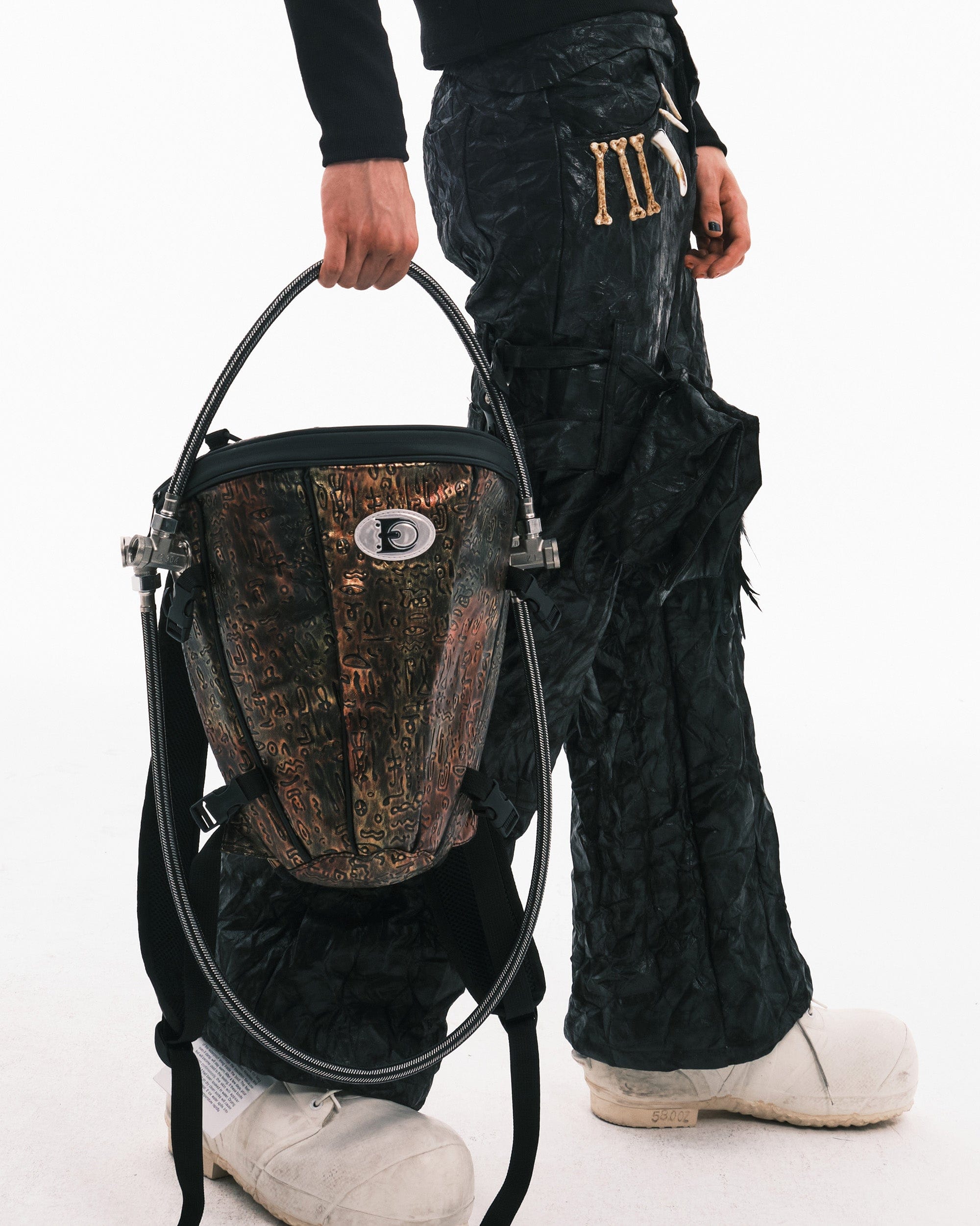 EMBRYO Retro Oracle Pipe Backpack, premium urban and streetwear designers apparel on PROJECTISR.com, EMBRYO