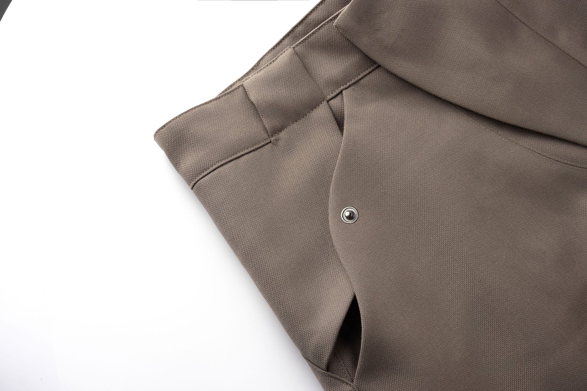 ESAIAS Layered Flap-Knee Wool-Blended Wide-Leg Trousers, premium urban and streetwear designers apparel on PROJECTISR.com, ESAIAS