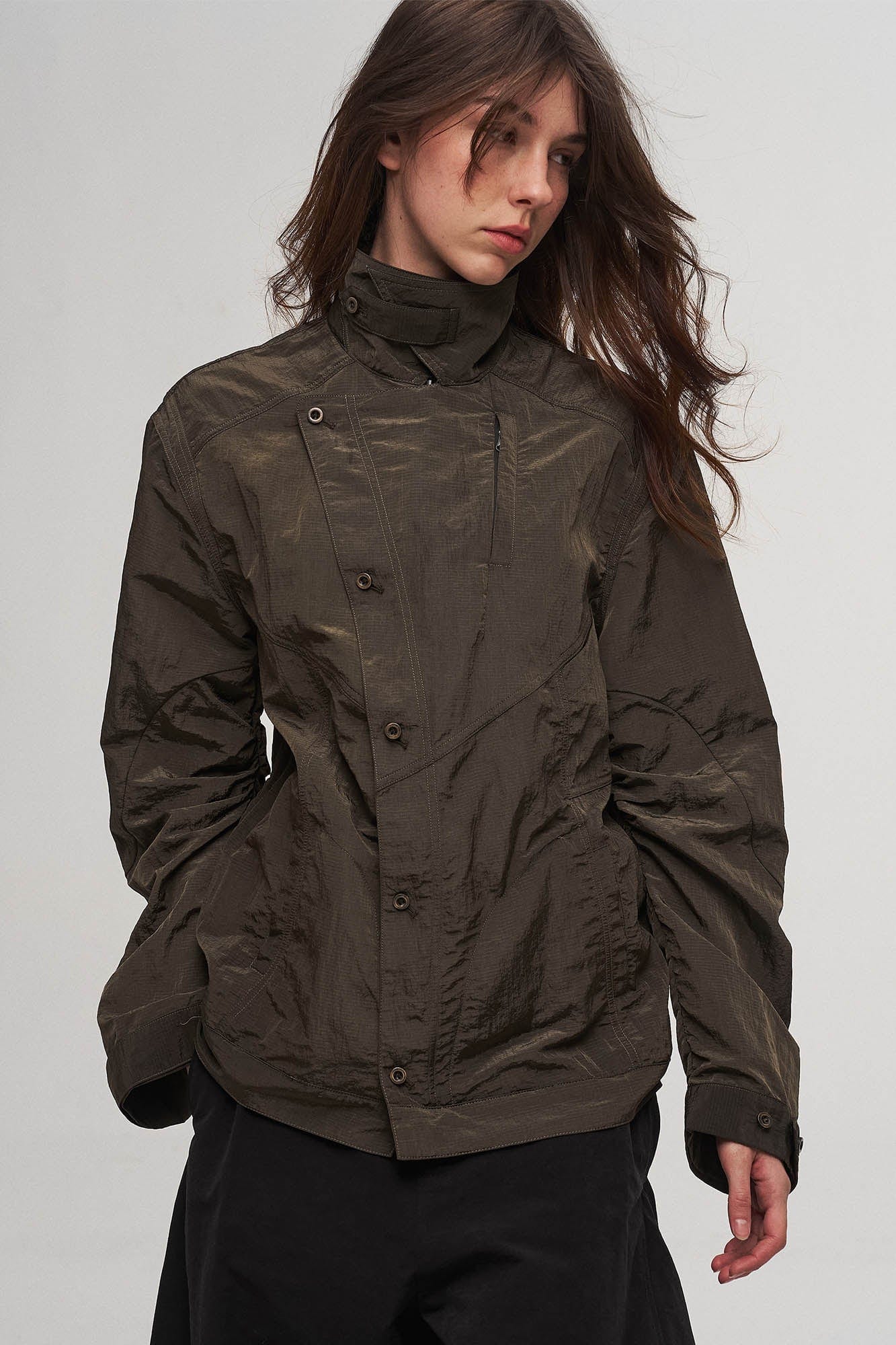 ILNya Nieternite Nifutur Utility Seam-Paneled Reversible Jacket, premium urban and streetwear designers apparel on PROJECTISR.com, ILNya Nieternite Nifutur