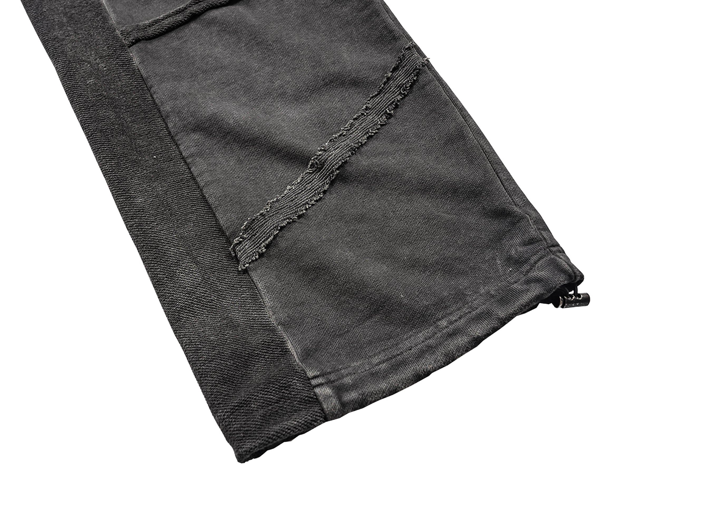 UNDERWATER Distressed Demon Clad Deconstructed Pants, premium urban and streetwear designers apparel on PROJECTISR.com, UNDERWATER