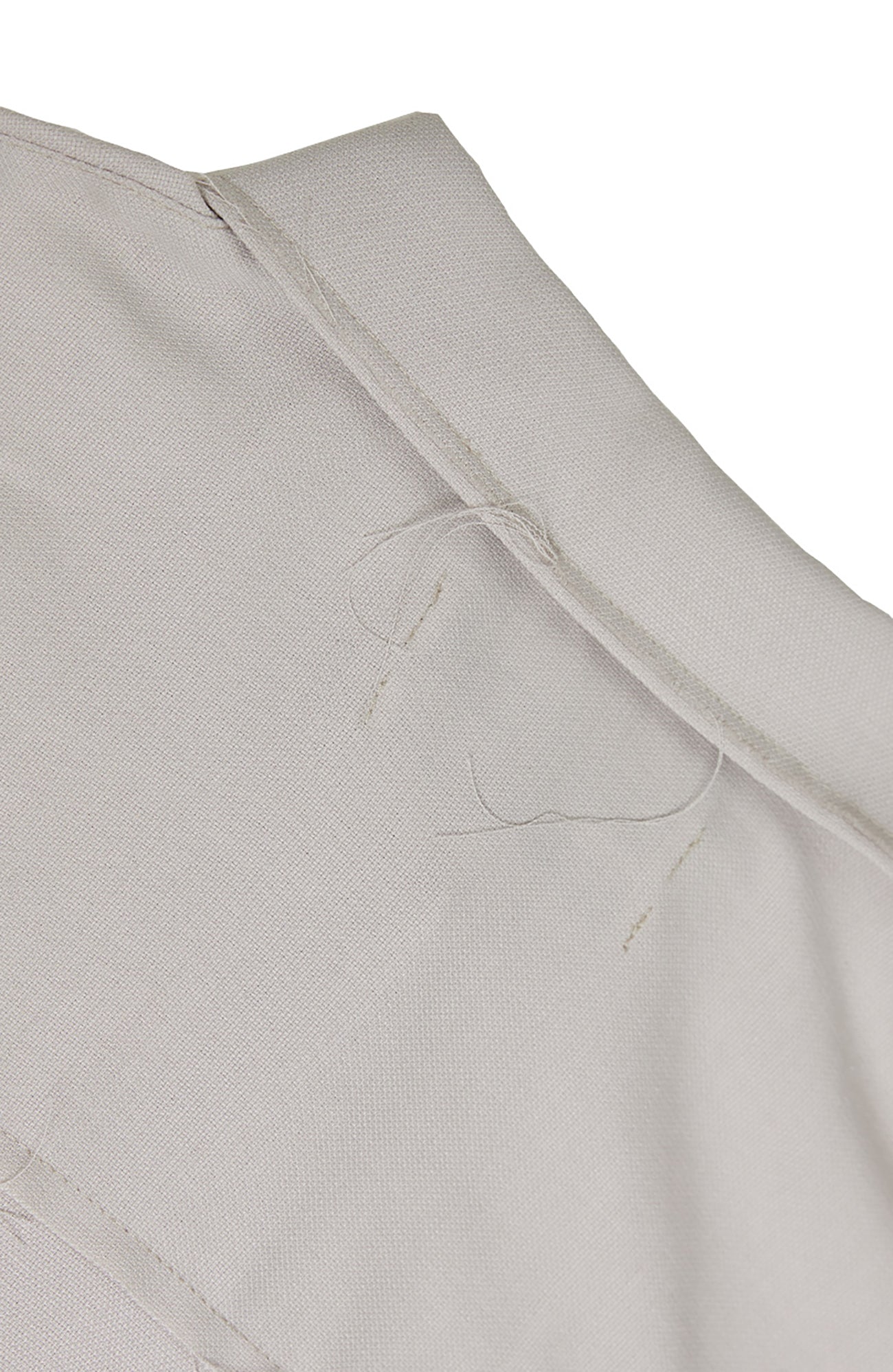 RELABEL Linen Blend Frayed Hem Shirt