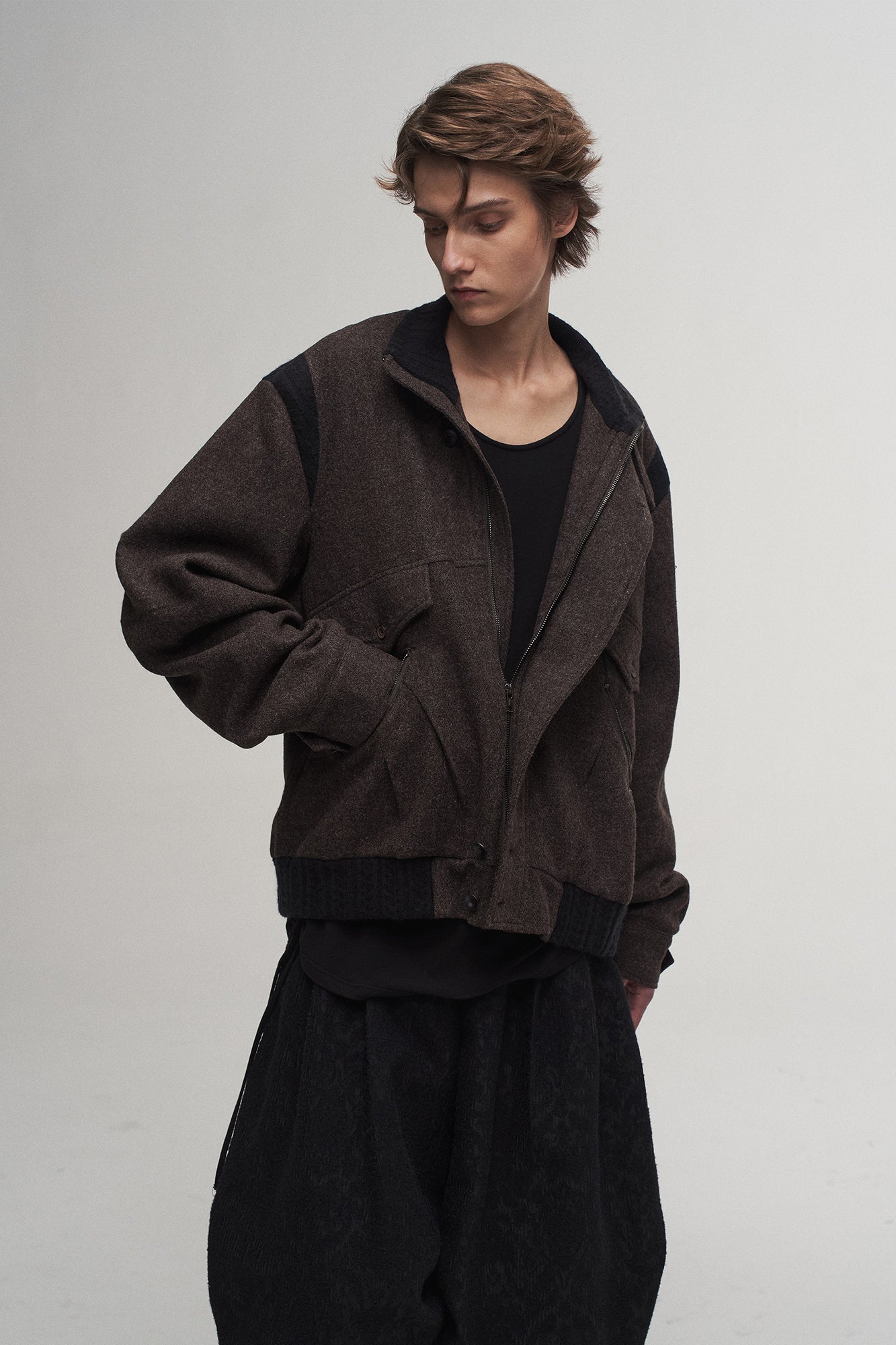 ILNya Nieternite Nifutur Multi-Pocket Utility Wool Jacket