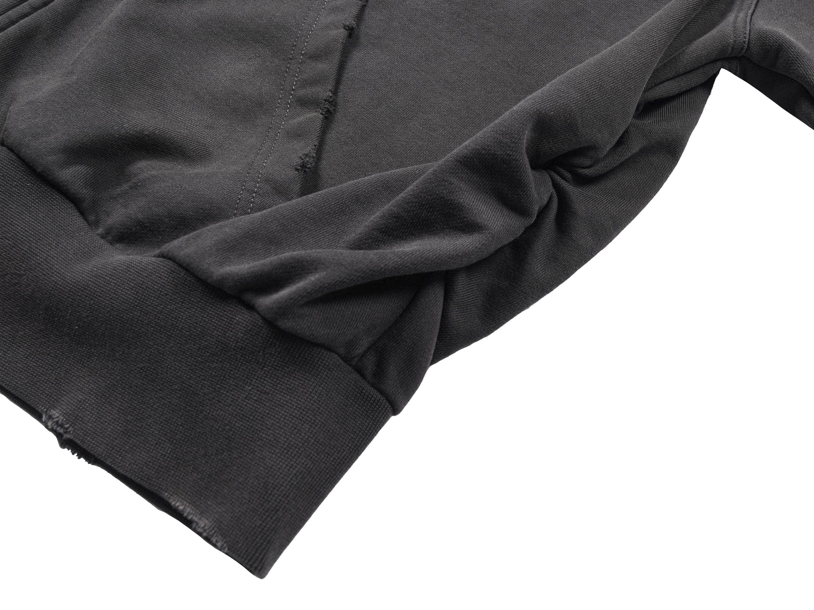 UNDERWATER Distressed Spliced Fallen Armor Zip-Up Hoodie, premium urban and streetwear designers apparel on PROJECTISR.com, UNDERWATER