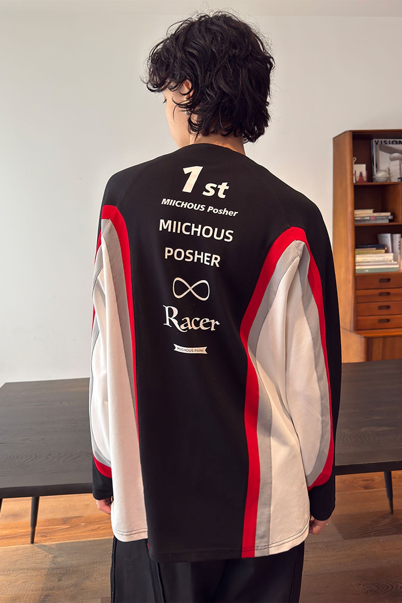 MIICHOUS Arc Panelled UV Protection Button-Neck Long-Sleeve Tee, premium urban and streetwear designers apparel on PROJECTISR.com, Miichous