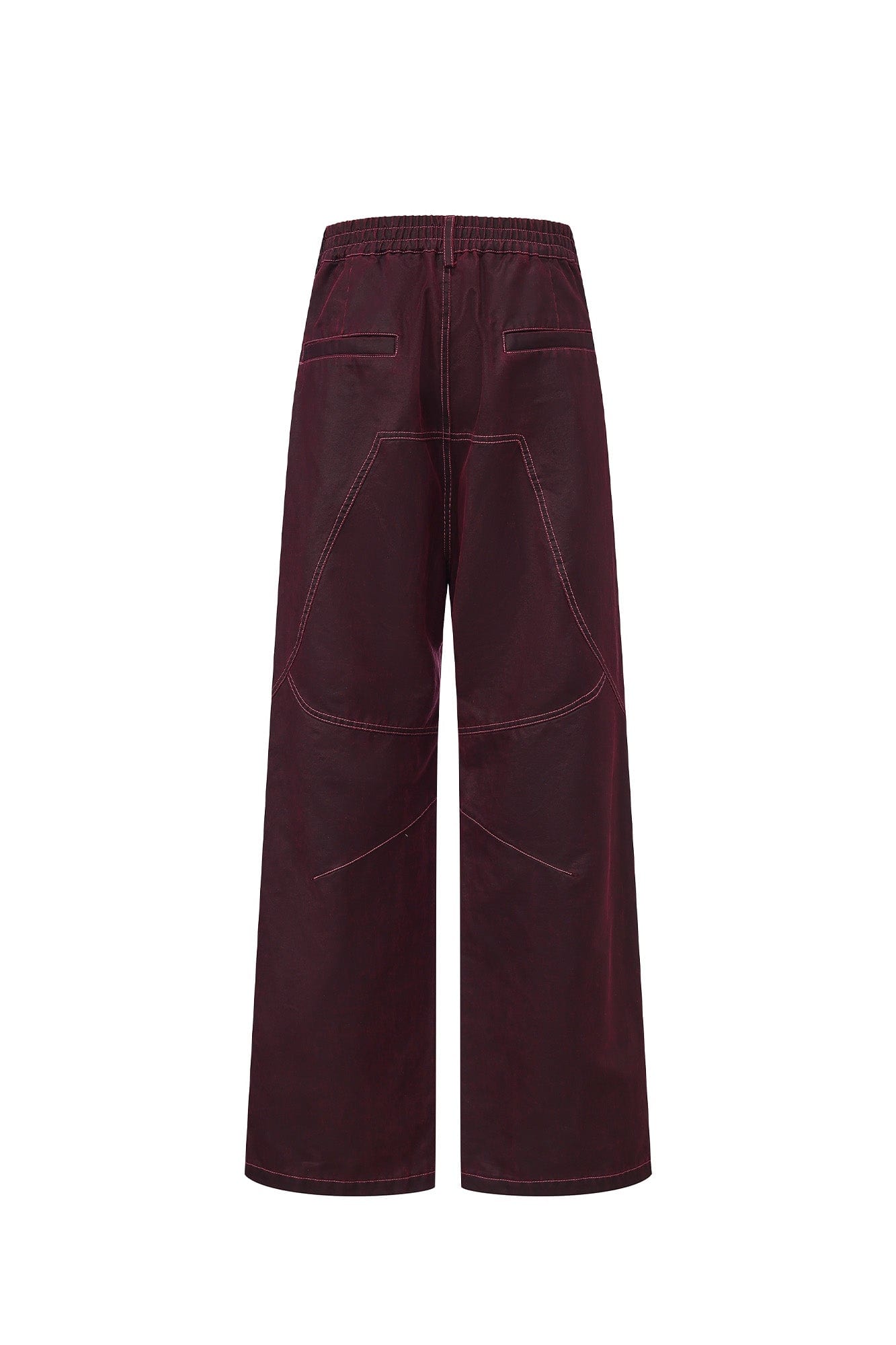 VANN VALRENCE Structured Panel Pleated-Knee Pants, premium urban and streetwear designers apparel on PROJECTISR.com, VANN VALRENCE