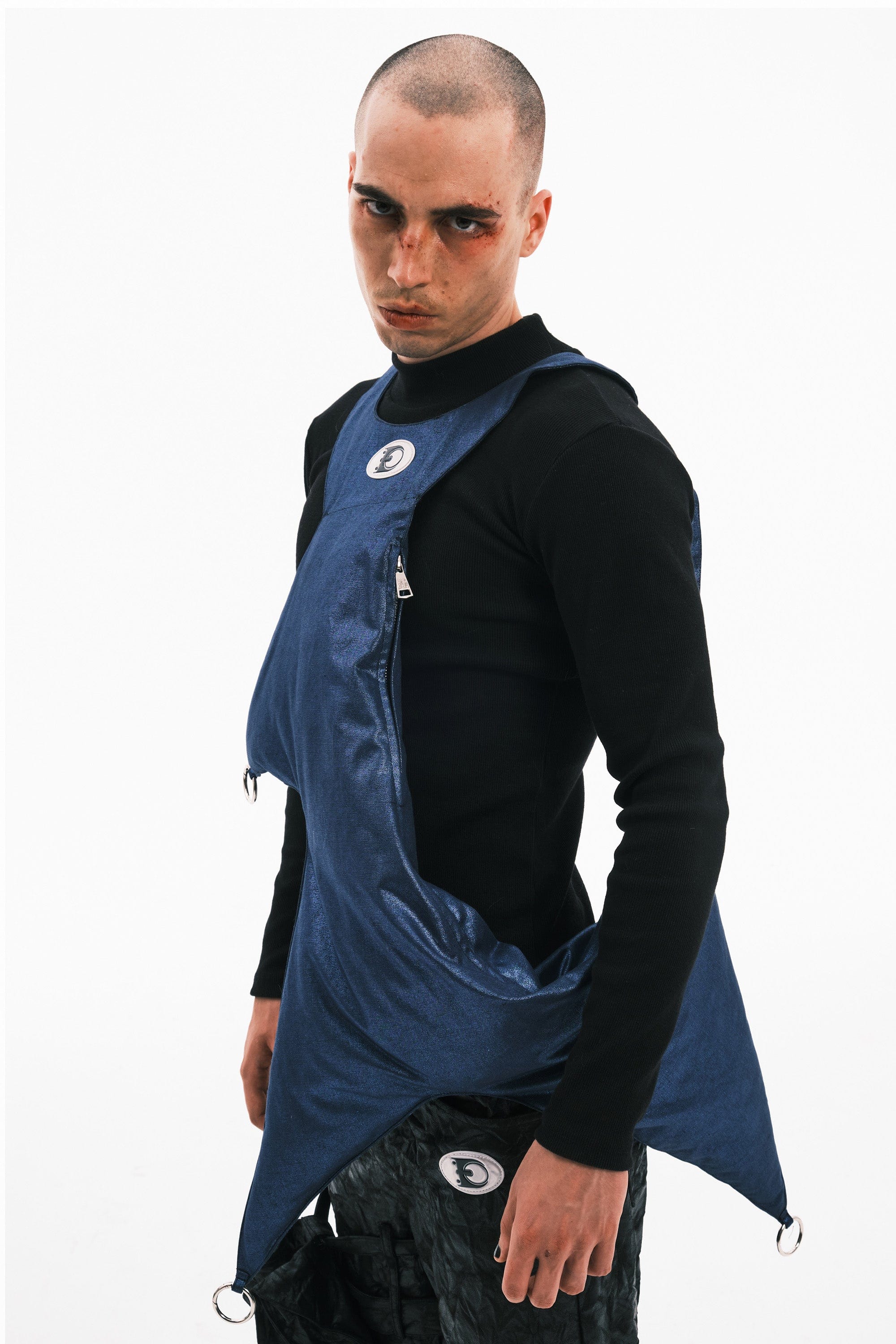 EMBRYO Thorn Metallic Vest Bag, premium urban and streetwear designers apparel on PROJECTISR.com, EMBRYO